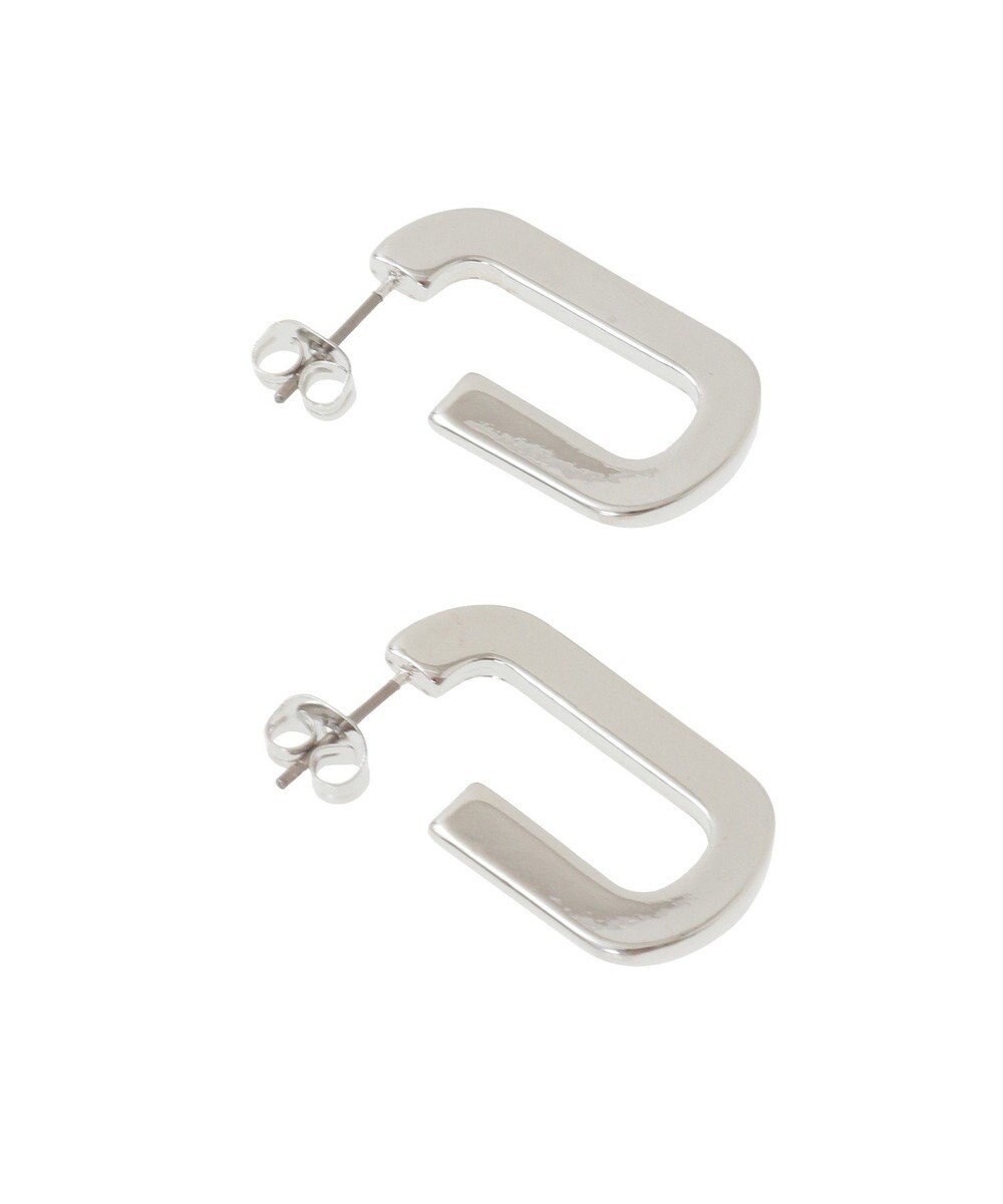 AMERICAN HOLIC メタルオーバルピアス 