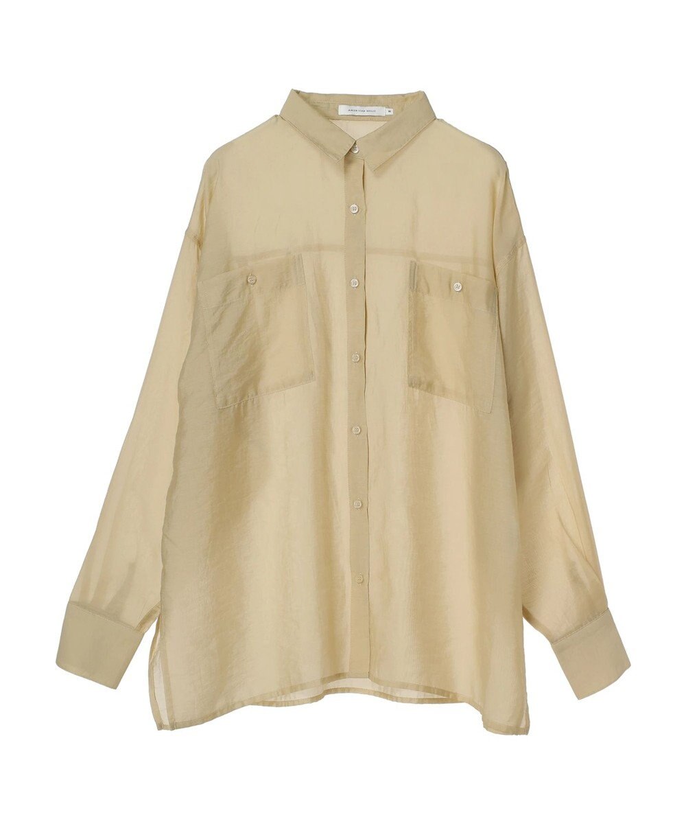 AMERICAN HOLIC シアーＣＯＯＬＷポケットシャツ 