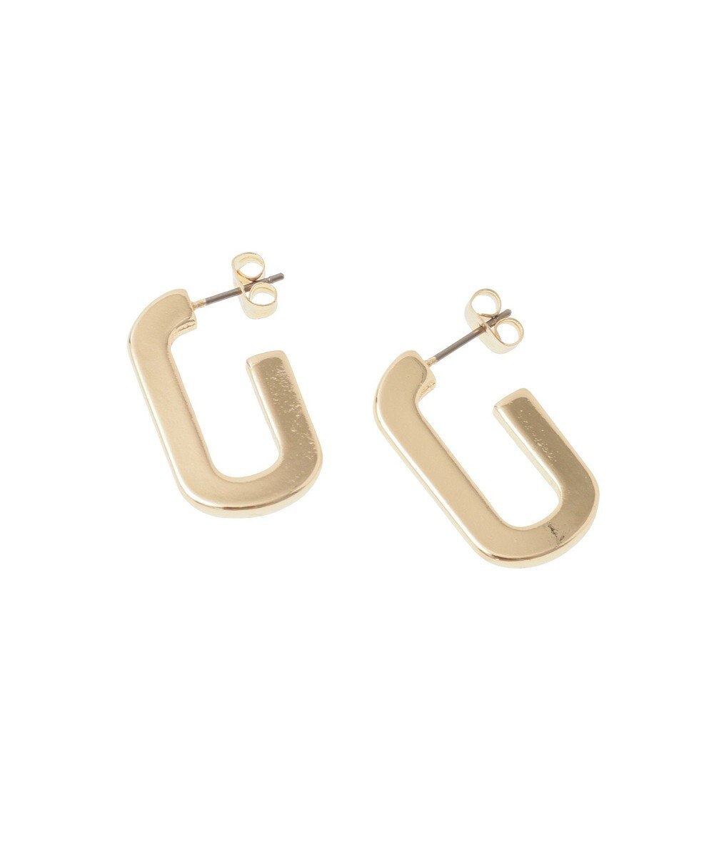 AMERICAN HOLIC メタルオーバルピアス 