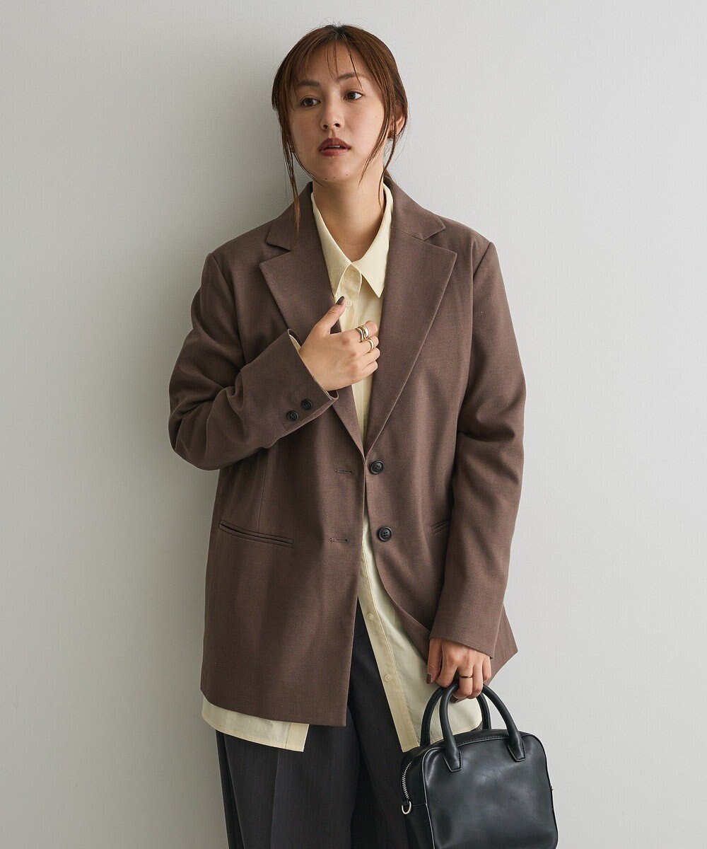 CRAFT STANDARD BOUTIQUE ウールライクオーバーサイズジャケット 