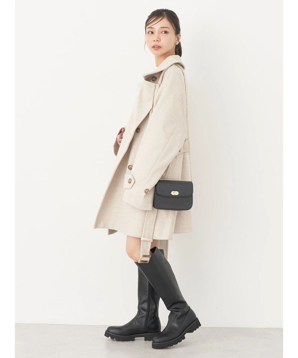 earth music&ecology ２ｗａｙカラーミドル丈コート 