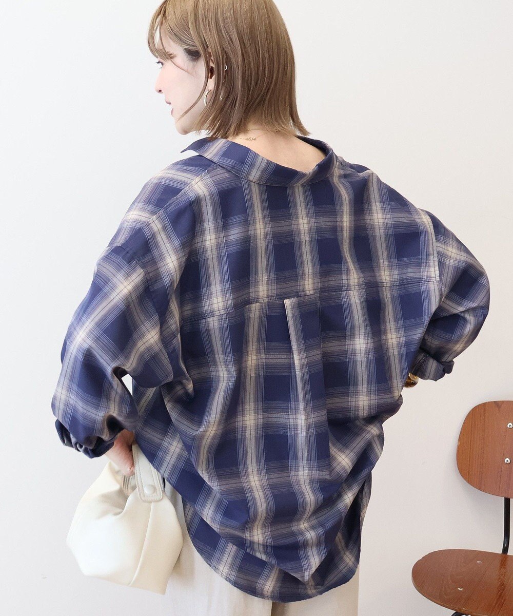 AMERICAN HOLIC イージーケアチェックシャツ【360°着こなしシャツ】 