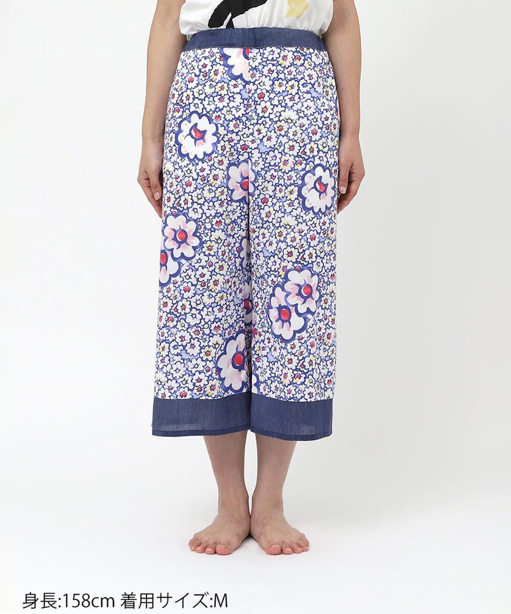 tsumori chisato SLEEP ツモリチサト ボトムス ルームウエア 7分丈 綿100%(本体) 楊柳素材 レディース UOT243 /ワコール 