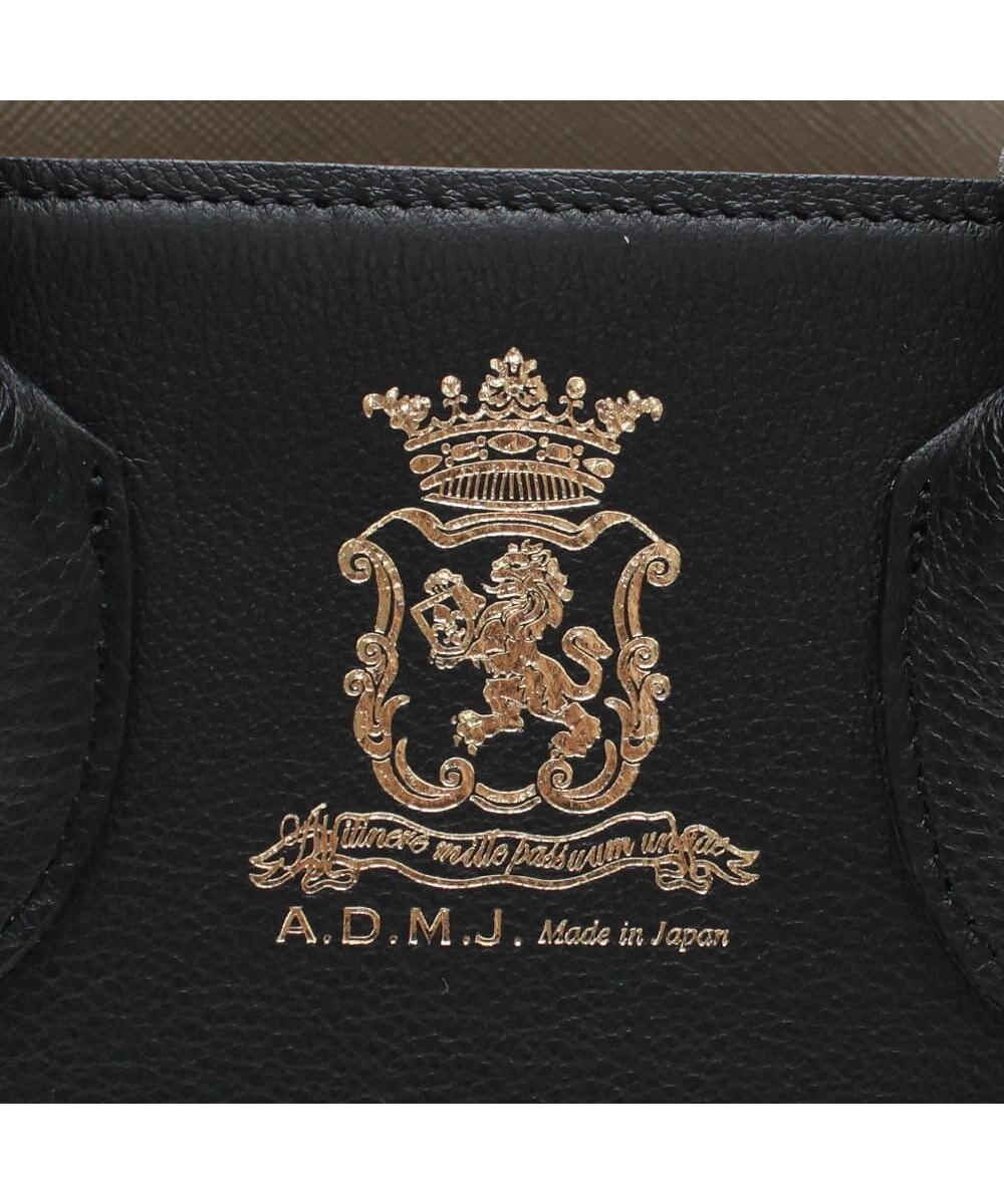 A.D.M.J. 【牛革】 クラシックアニルブリロ/サイドベルトトート25cm(ショルダーストラップ付) 