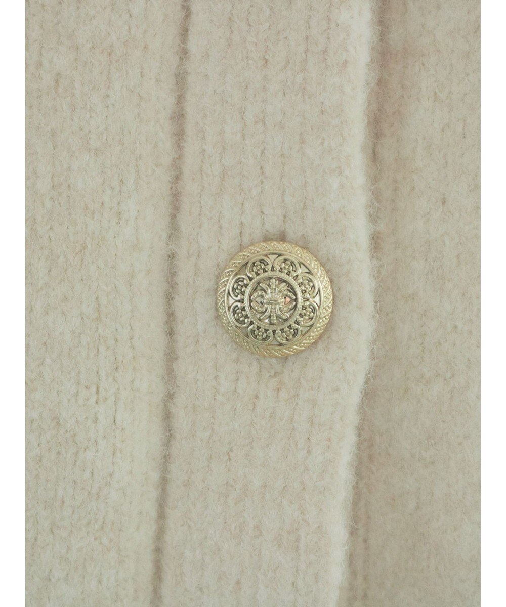 Te chichi 起毛ミドルVネックカーディガン 