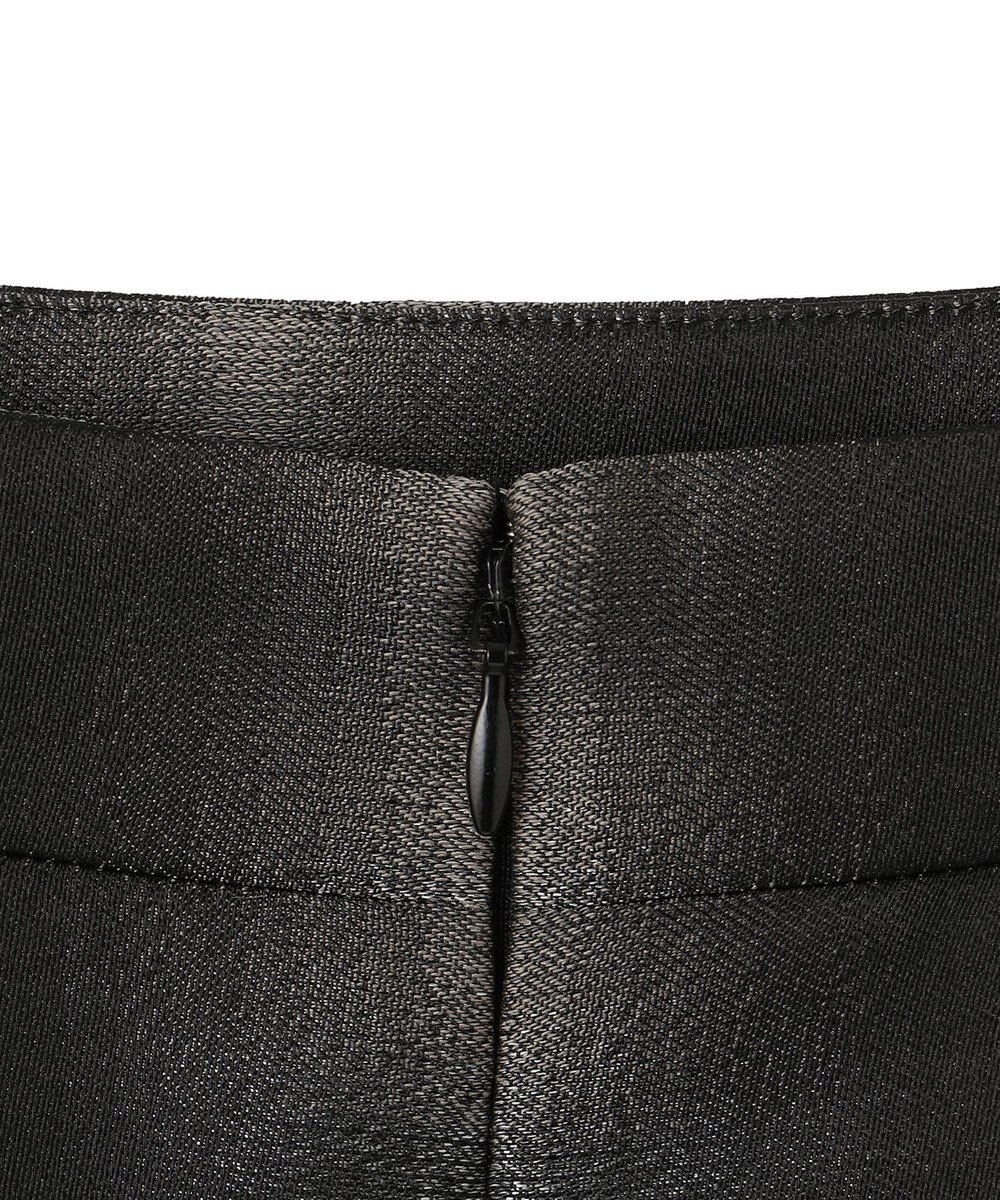 ICB 【洗える】シャイニーオンブレーチェック ストレートスカート 