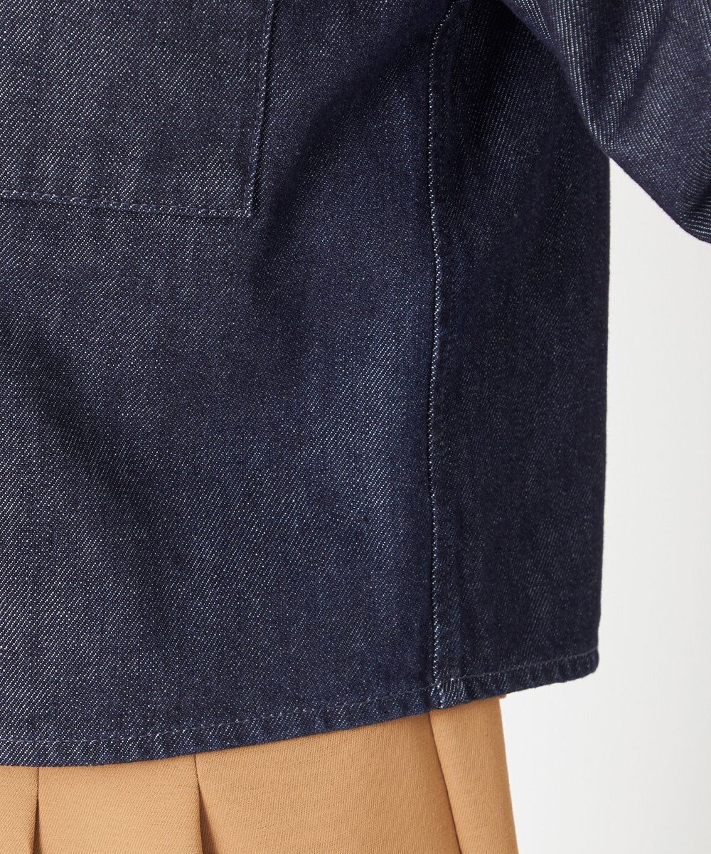 NAVE 【ReNave・セットアップ可/洗える】マーセライズデニムシャツ 