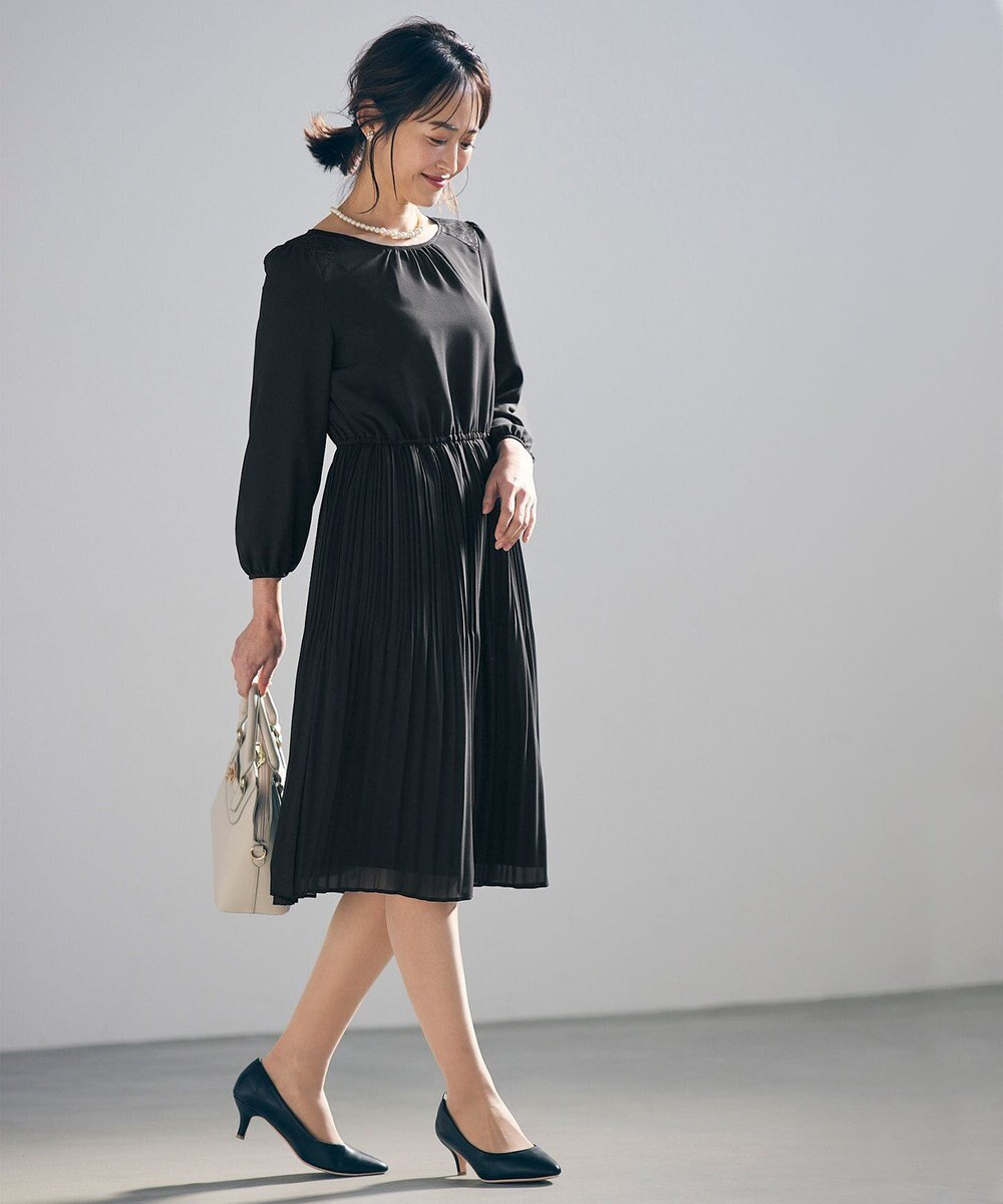 ANY SIS 【洗える】フェミニンプリーツ ワンピース 