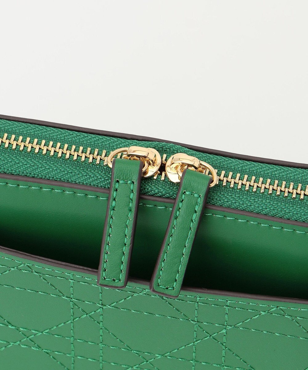 LA BAGAGERIE 【レザー×ステッチ】スクエアマルチポシェット 