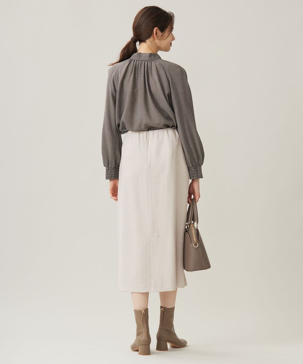 自由区 【セットアップ対応・洗える】ハイツイストビエラボウタイ ブラウス 