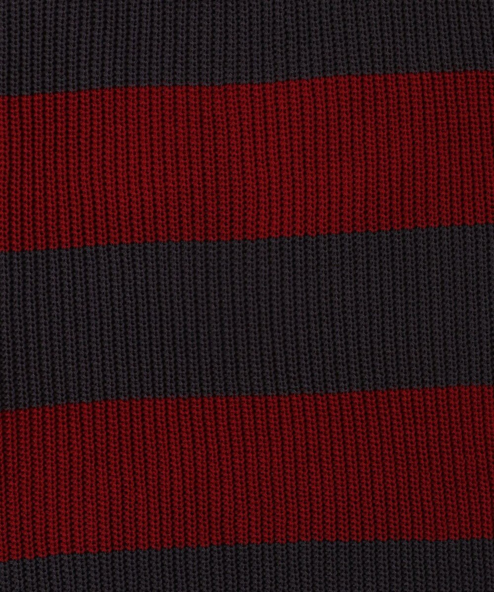 WEGO ボーダーダメージニットプルオーバー 