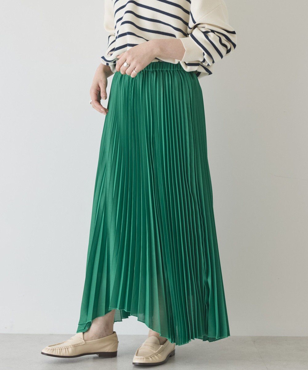 AMERICAN HOLIC 【選べる丈】シアープリーツスカート 