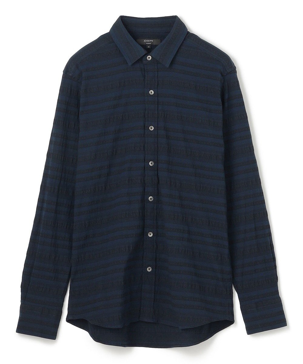 JOSEPH HOMME レボソジャガードストレッチ　レギュラーカラーシャツ 