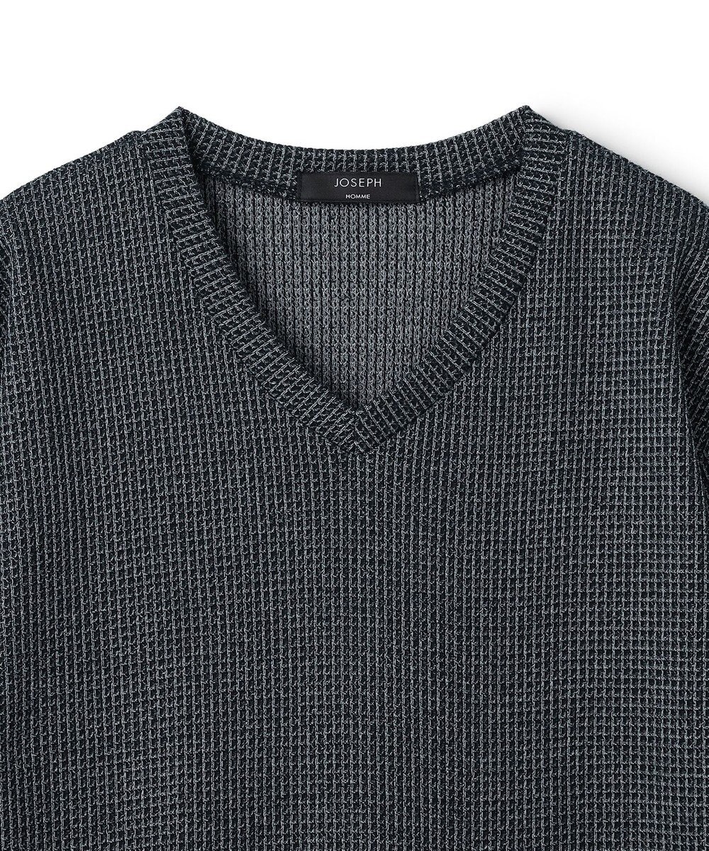 JOSEPH HOMME 【新色追加】メランジクロスジャージー　Vネックカットソー 