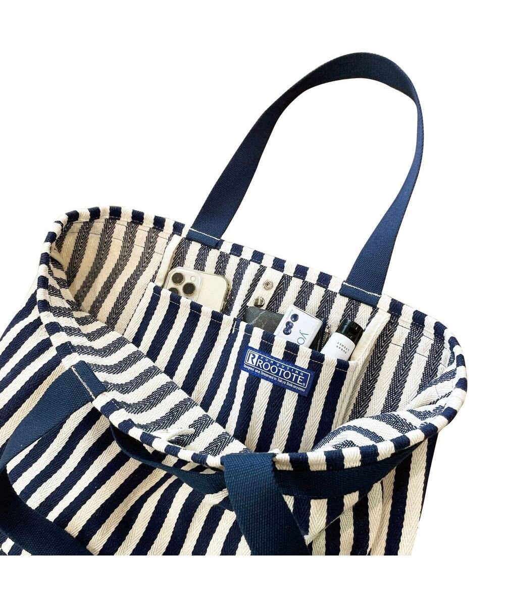 ROOTOTE 1148【大容量:ヘリンボーン】LT.グランデ.ストライプ-A 