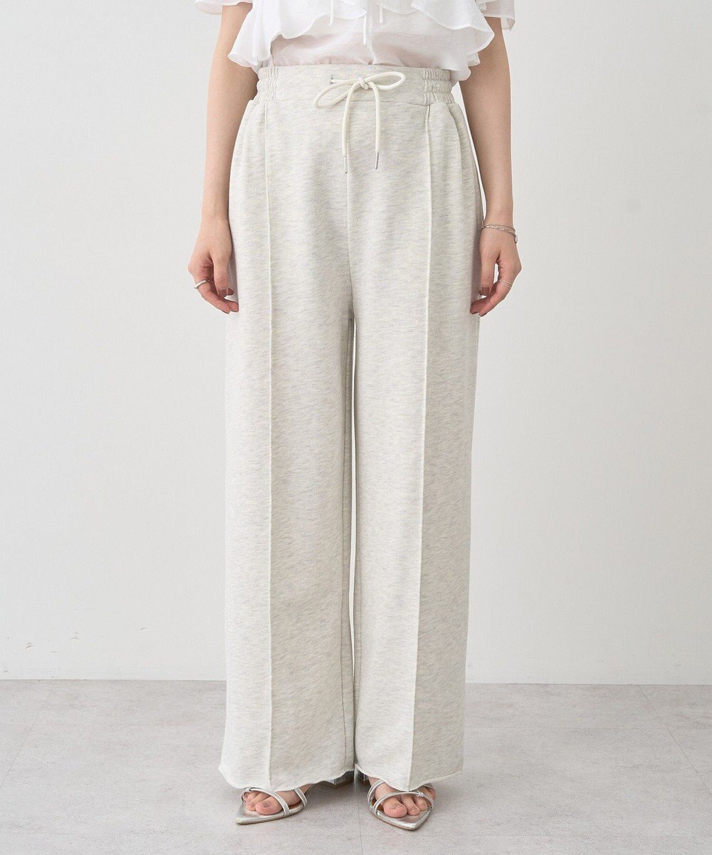 earth music&ecology センターシームタックスウェットパンツ 