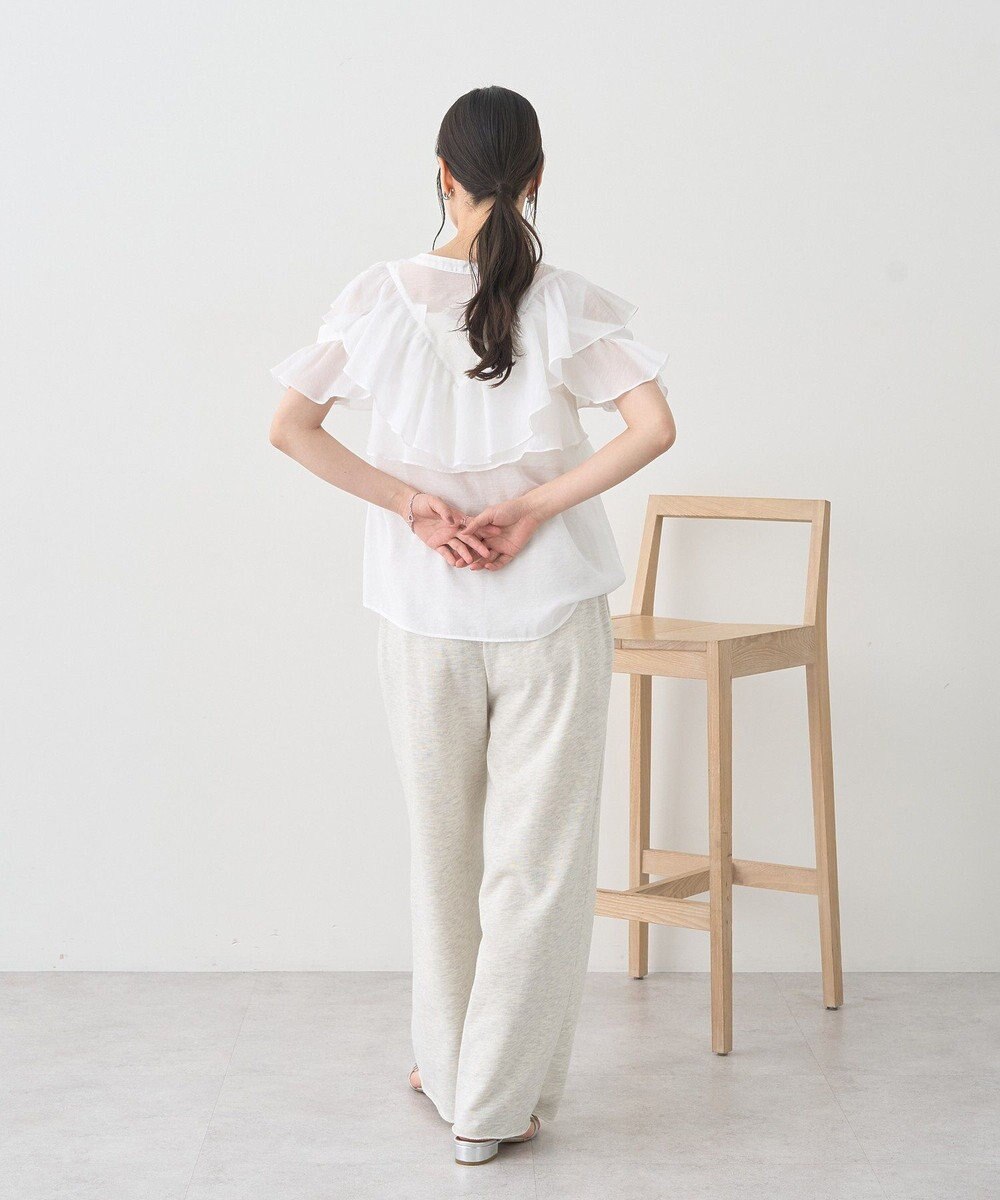 earth music&ecology センターシームタックスウェットパンツ 