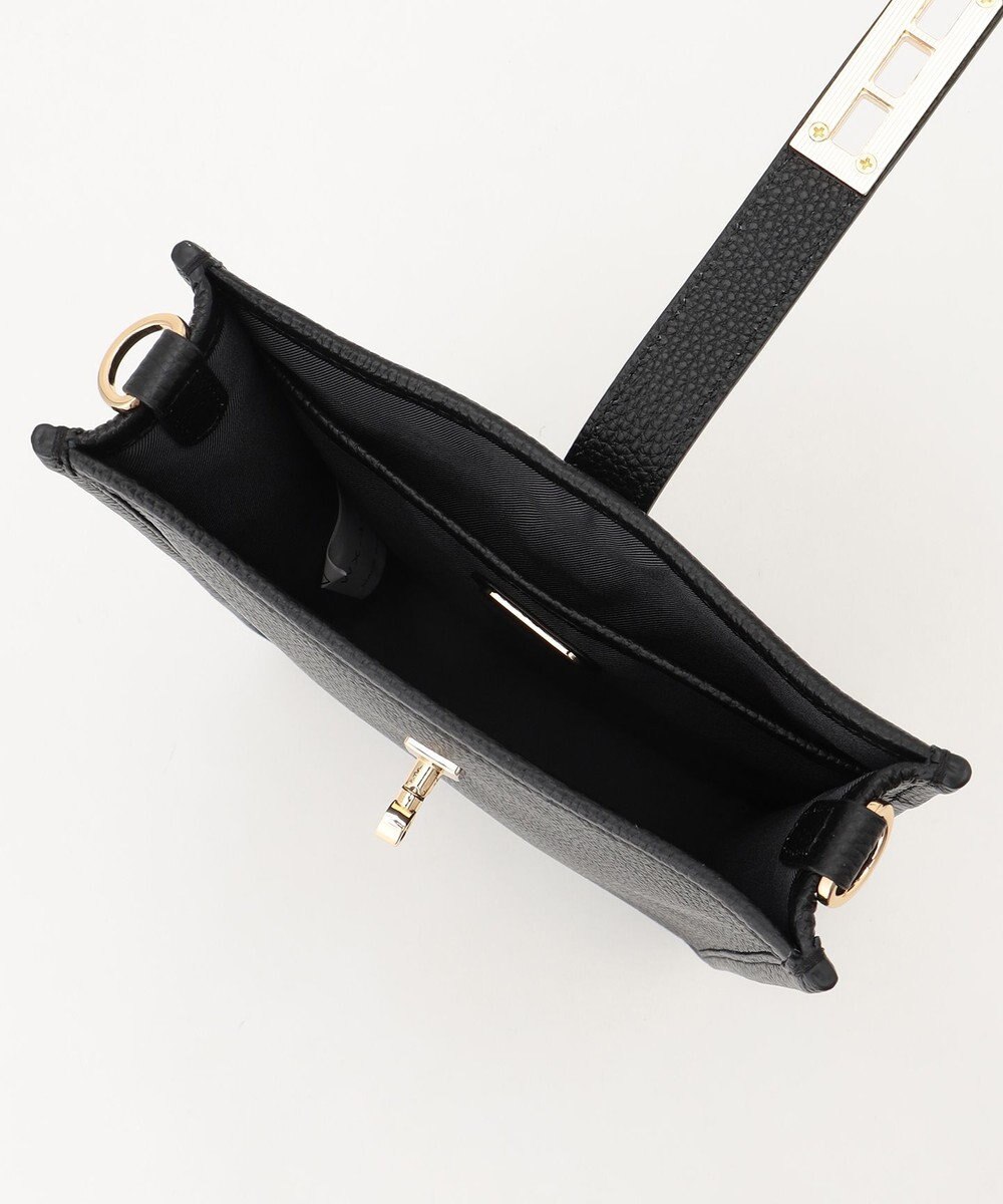 LA BAGAGERIE スクエアレザーミニショルダーバッグ 