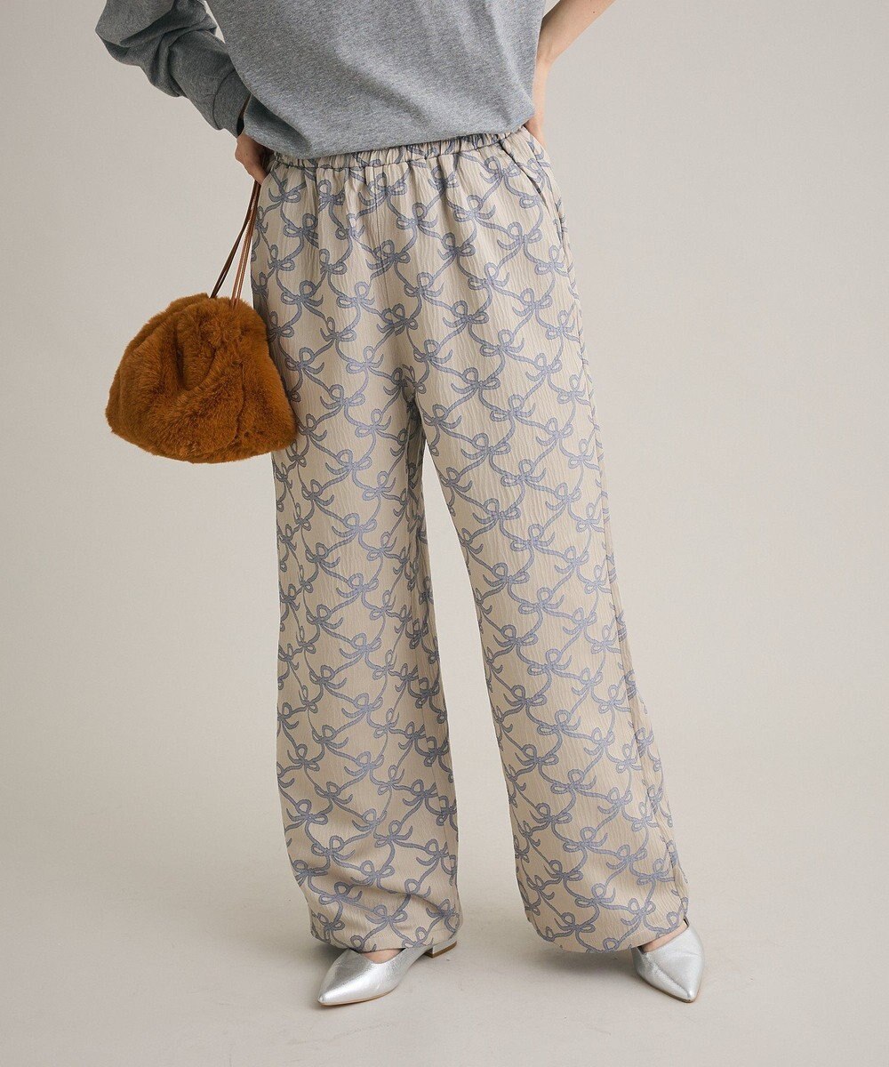 Green Parks ・ＳＵＧＡＲ　ＳＰＯＯＮ　リボンジャカードパンツ 