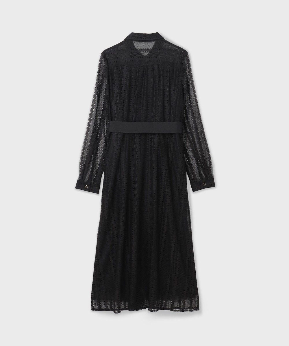 GRACE CONTINENTAL ストライプレースシャツワンピース 