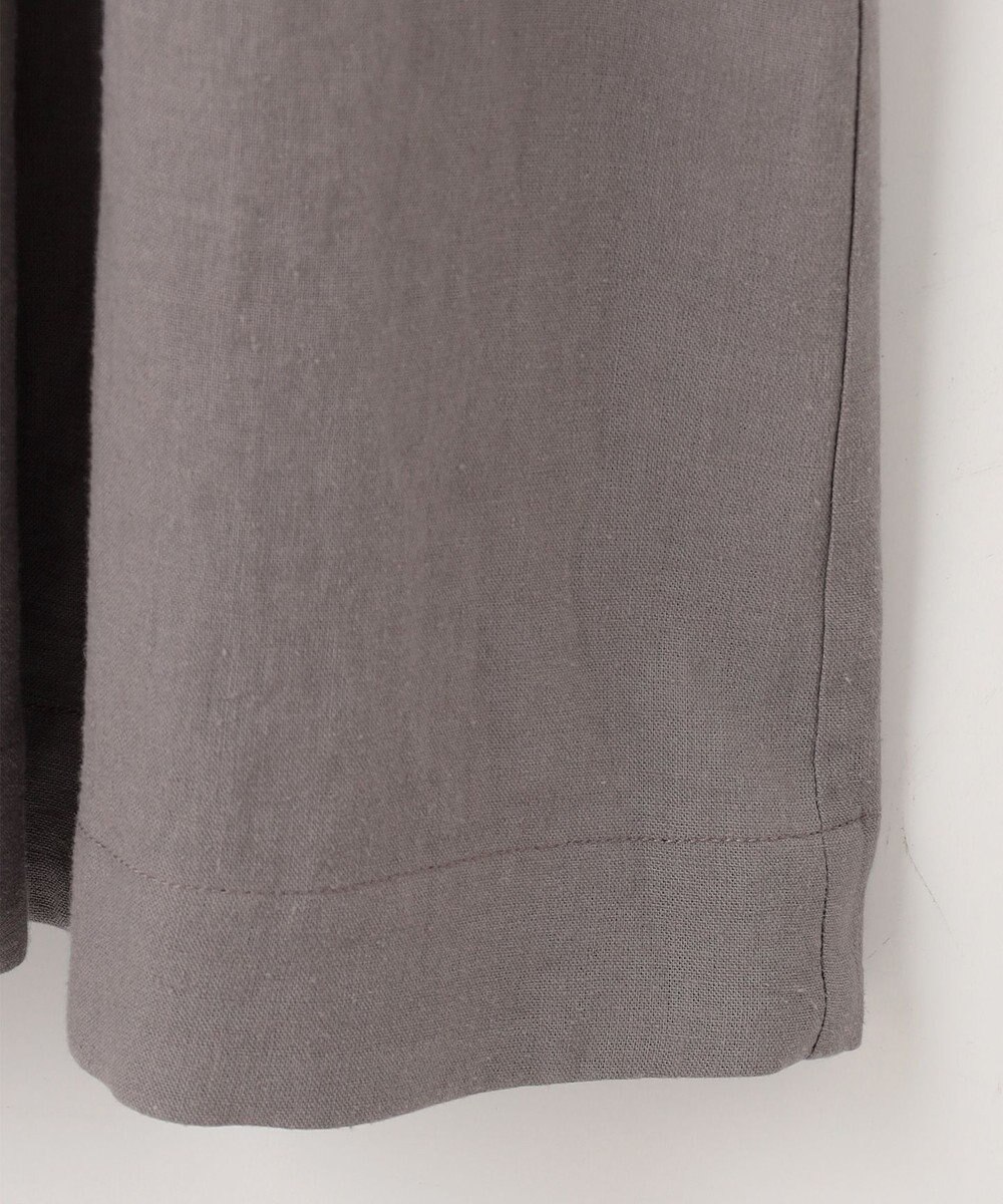 23区 【SLOW/一部店舗限定】ブライトリネン シャツ ワンピース 