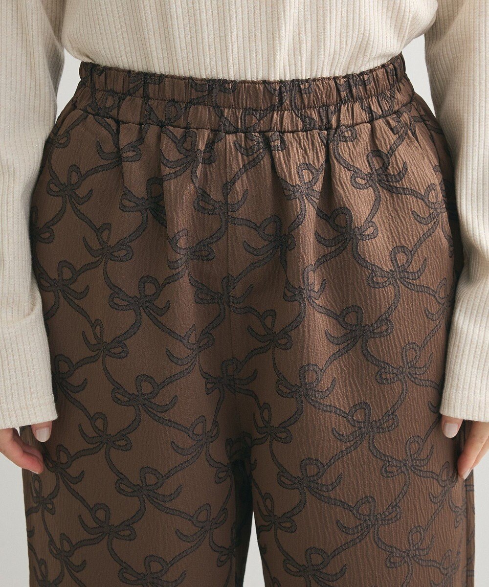 Green Parks ・ＳＵＧＡＲ　ＳＰＯＯＮ　リボンジャカードパンツ 