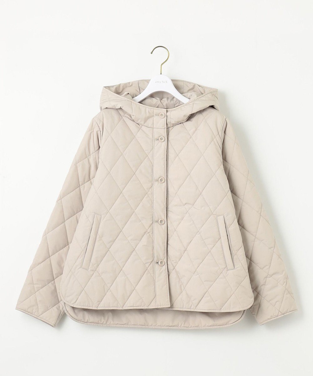 ANY SIS 【洗える】キルティングフーディ ブルゾン 