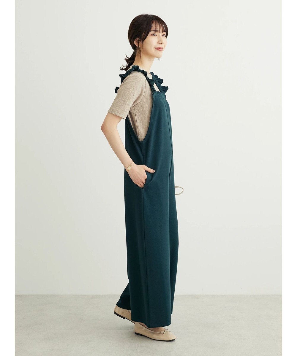 Green Parks ・ＲＡＹ　ＣＡＳＳＩＮ　ラッフルショルダーサロペット 