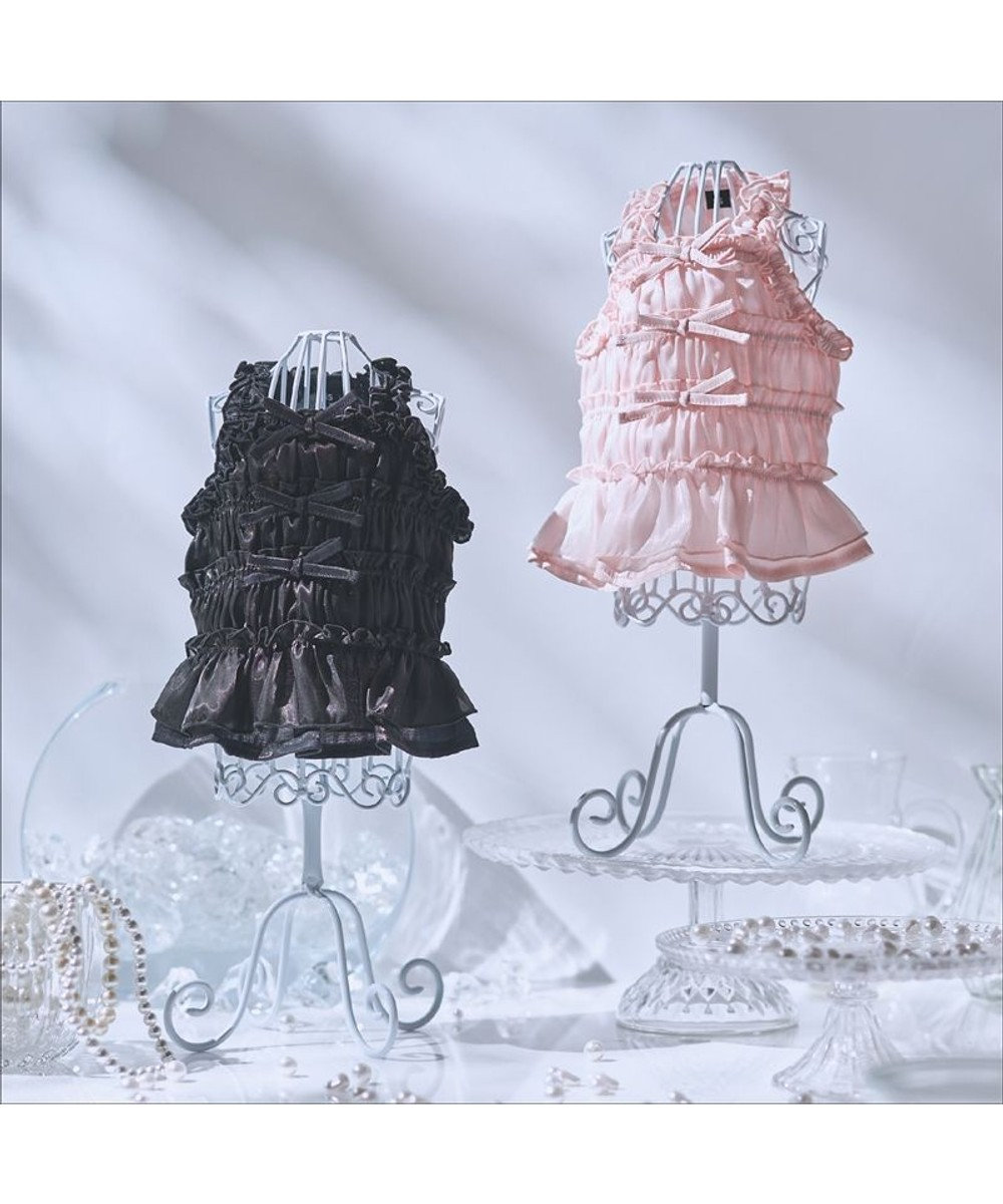 PET PARADISE cherircouture シャーリング キャミソール 《ピンク》 小型犬 