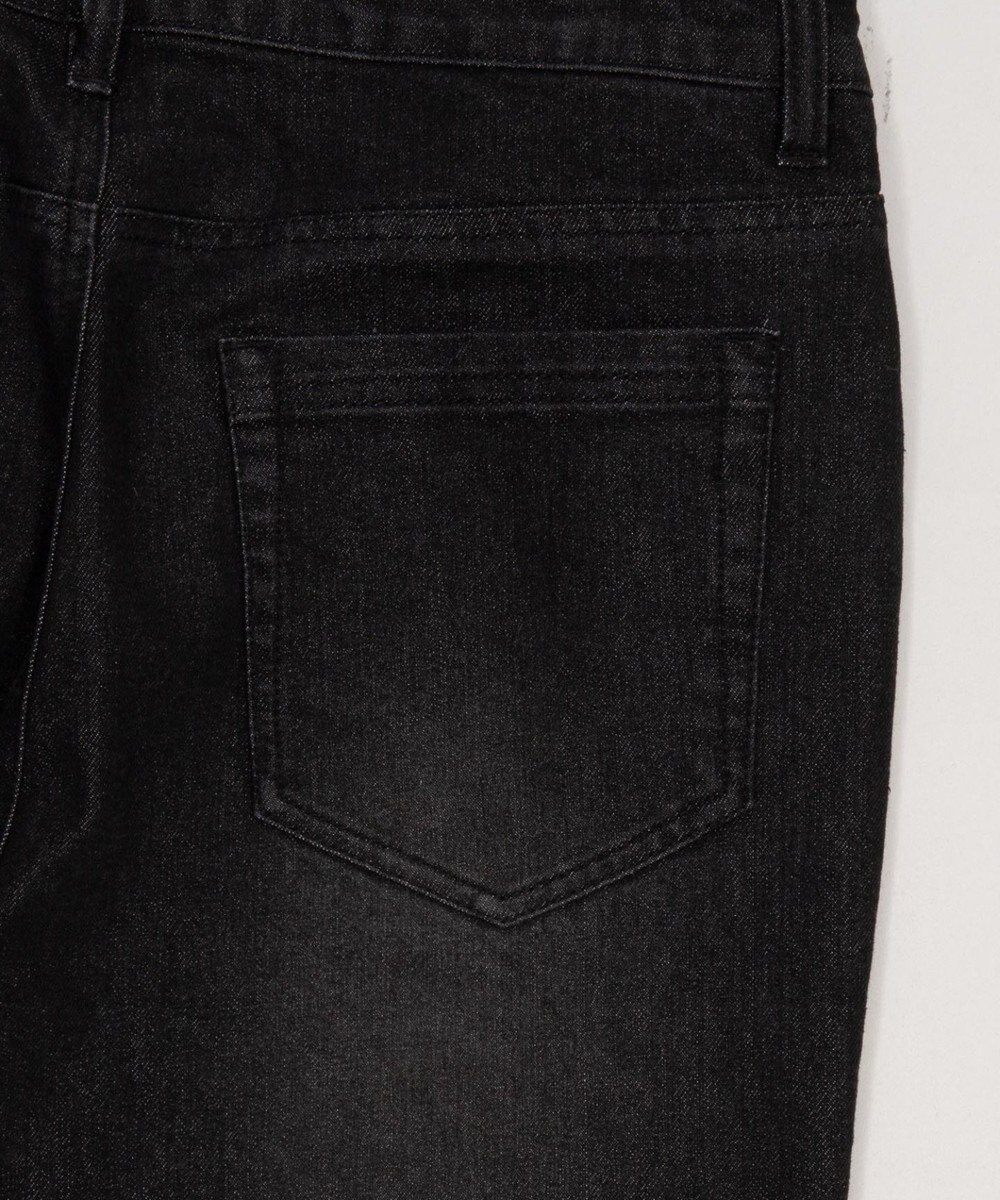 WEGO 【ユニセックス着用ITEM】シャーリングフレアデニムスキニーパンツ 