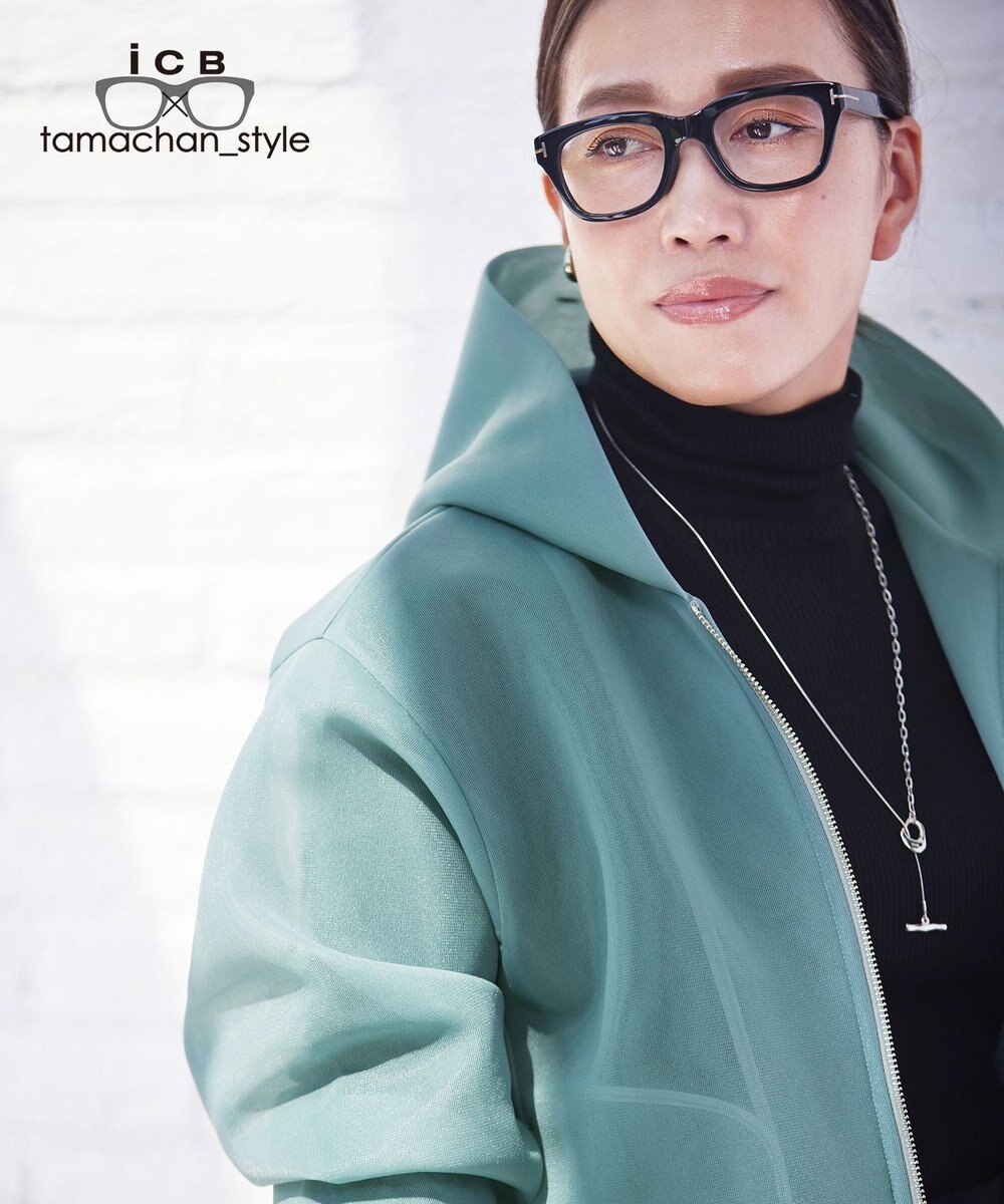 ICB 【ICB×tamachan_style コラボ】　シアーパーカー 