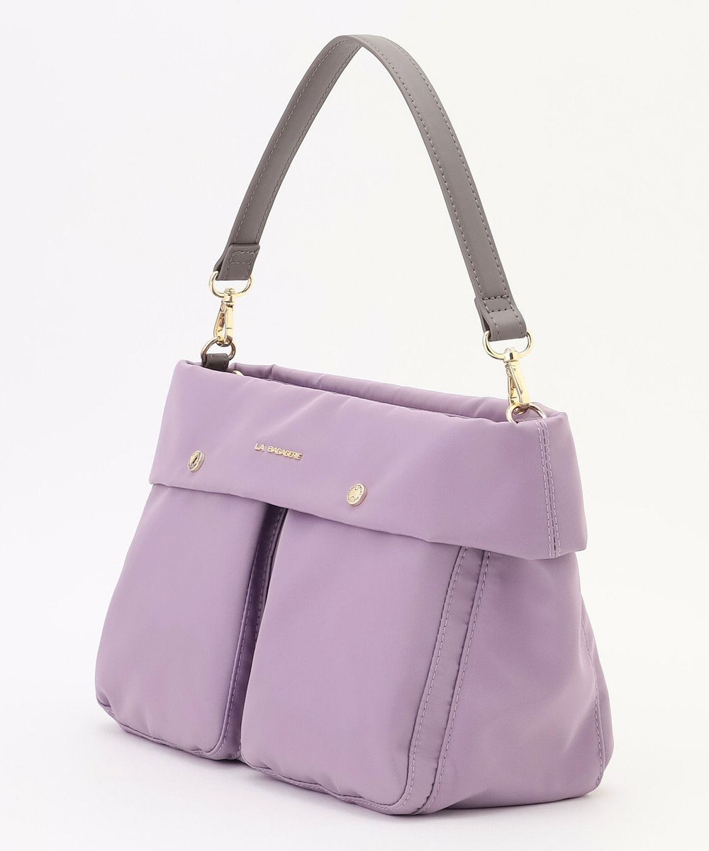 LA BAGAGERIE ダブルフロントポケット2WAYショルダー 