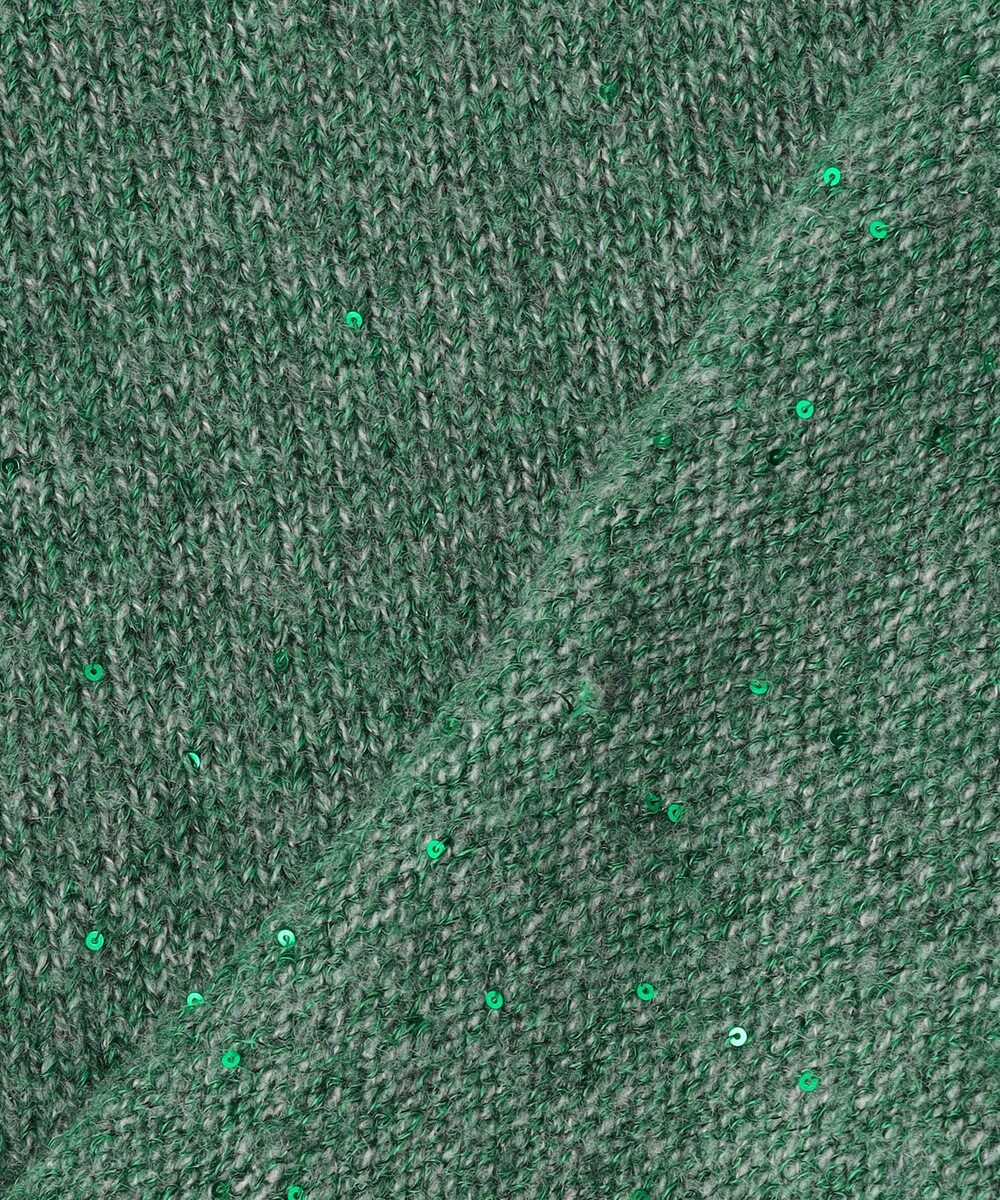 ANY スパンコールニット 