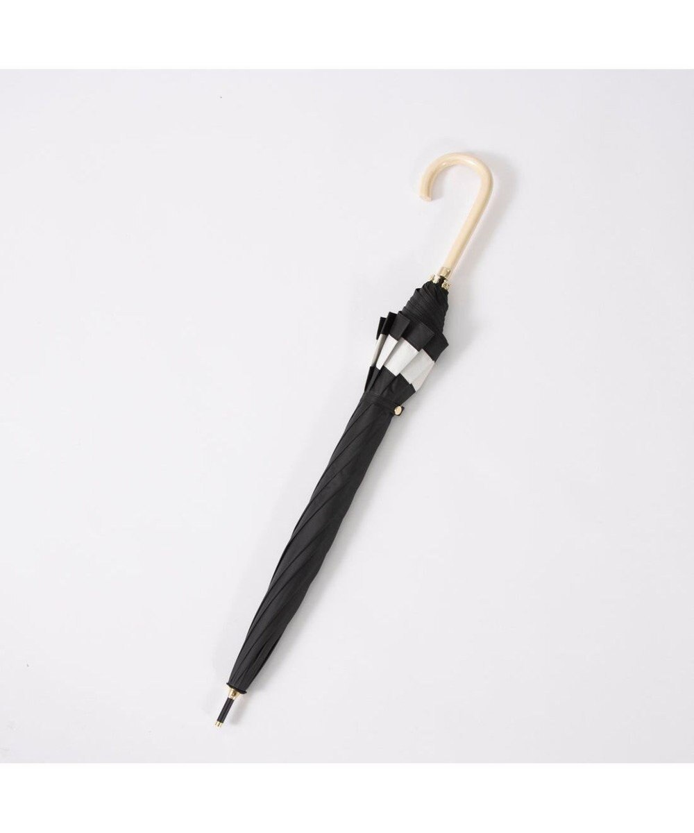 UNBILLION カシュネ cachenez / 【晴雨兼用】【日傘】 【UV カット率99.999.9％以上】PU切り継ぎボーダーバルーンショートパラソル 