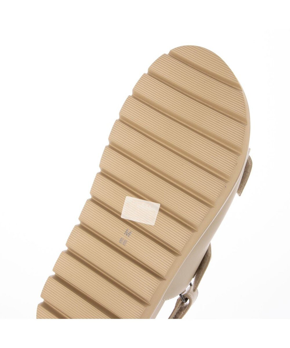 ing <ing>パールモチーフフッドベッドサンダル 