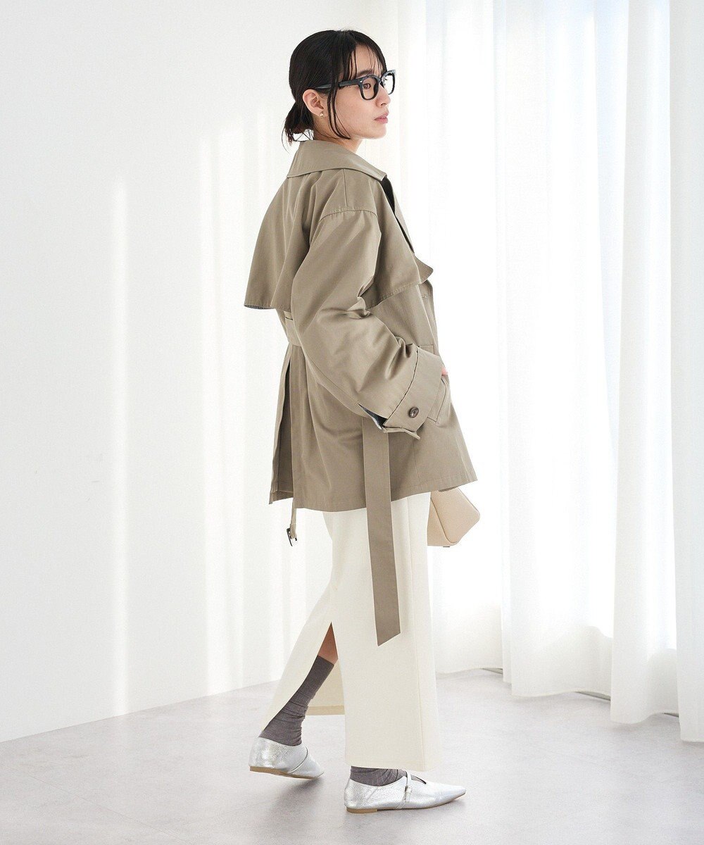 CRAFT STANDARD BOUTIQUE ワイドカフスミディトレンチコート 