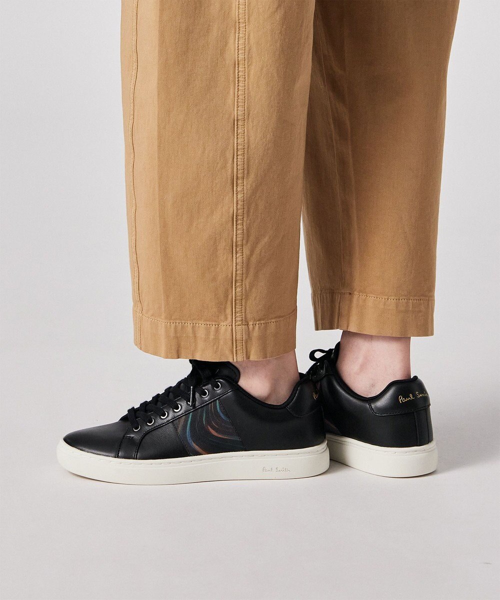 Paul Smith Winter Swirl Lapin ブラックレザー スニーカー 