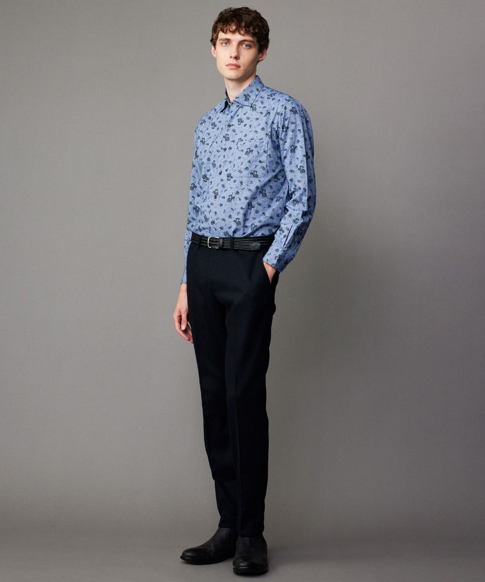 JOSEPH ABBOUD 【イタリア素材・ストレッチ・日本製】 ストレッチレザー ベルト　30㎜ 