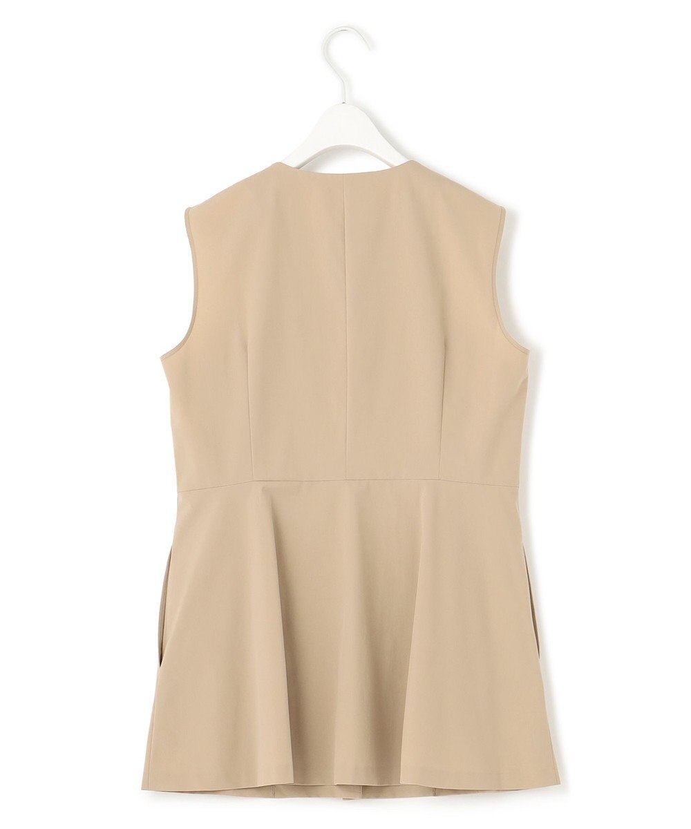 ICB L 【接触冷感・UVカット・撥水・洗える】 プルーフ4WAYタフタ ジレブラウス 