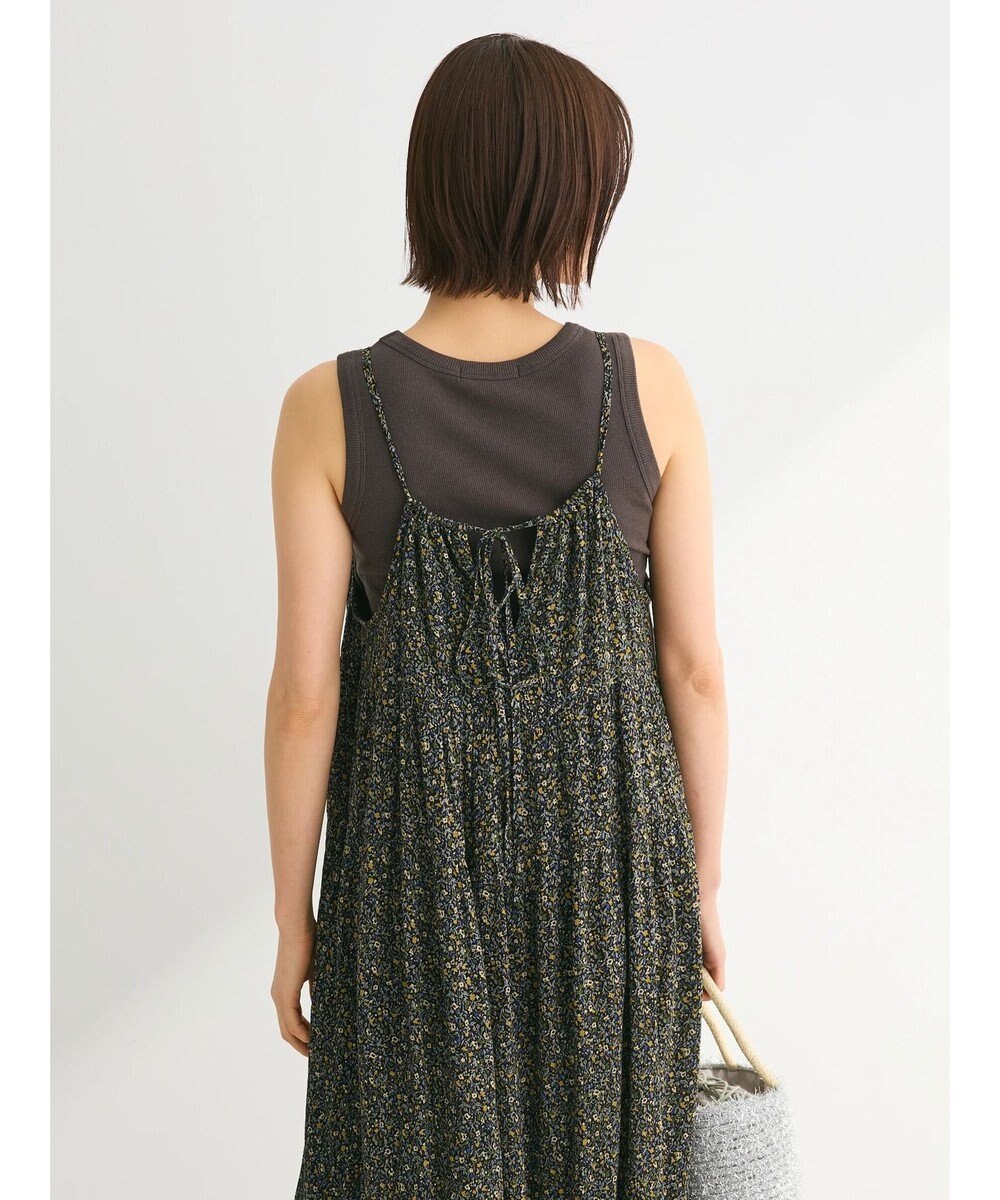 Green Parks 楊柳クレープボリュームキャミワンピース 