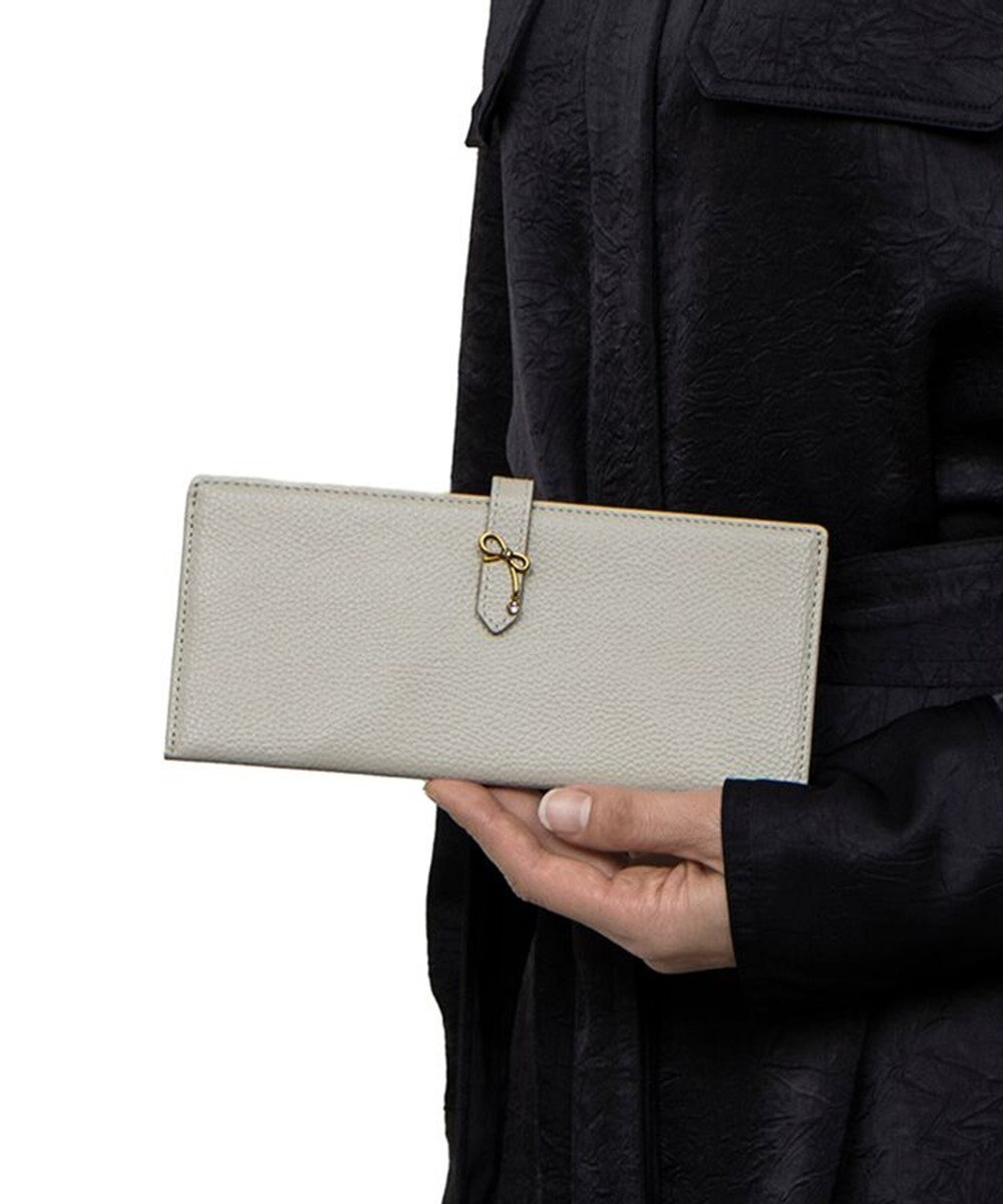 LANVIN en Bleu リュバン 薄マチ長財布 