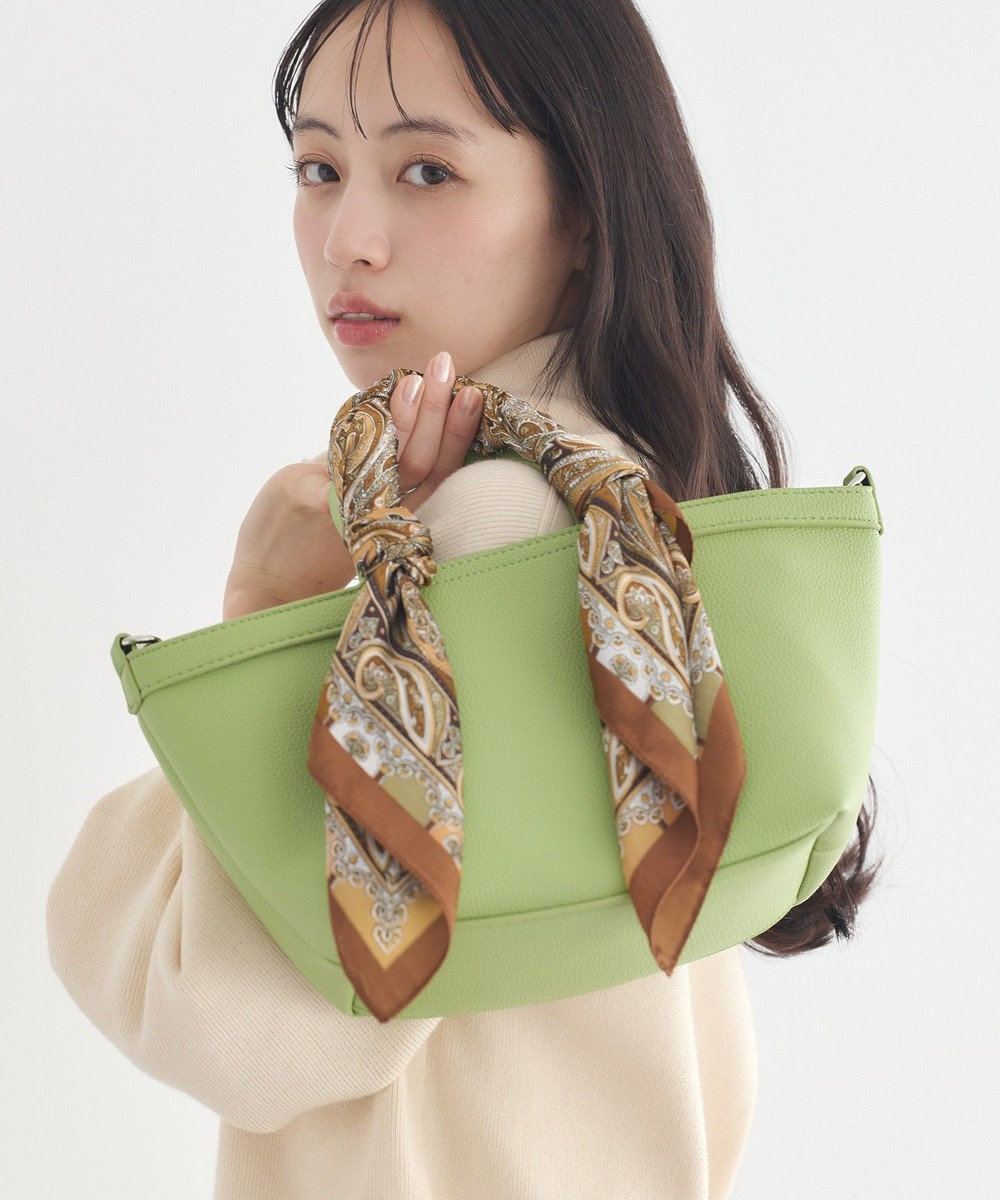 earth music&ecology スカーフSET 2WAYミニトートバッグ 