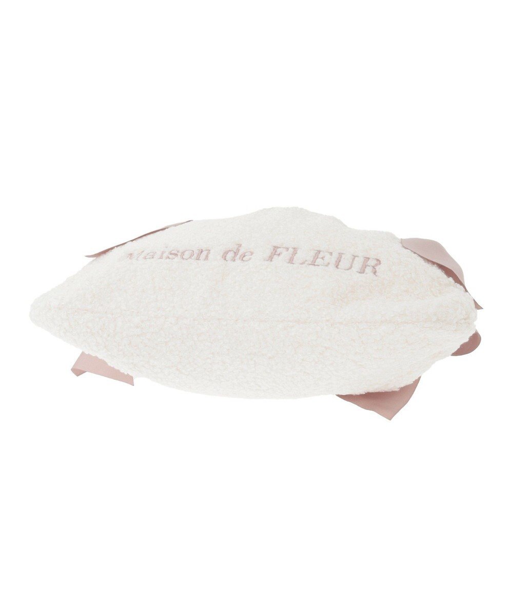 Maison de FLEUR ボアダブルリボン2Wayトートバッグ 