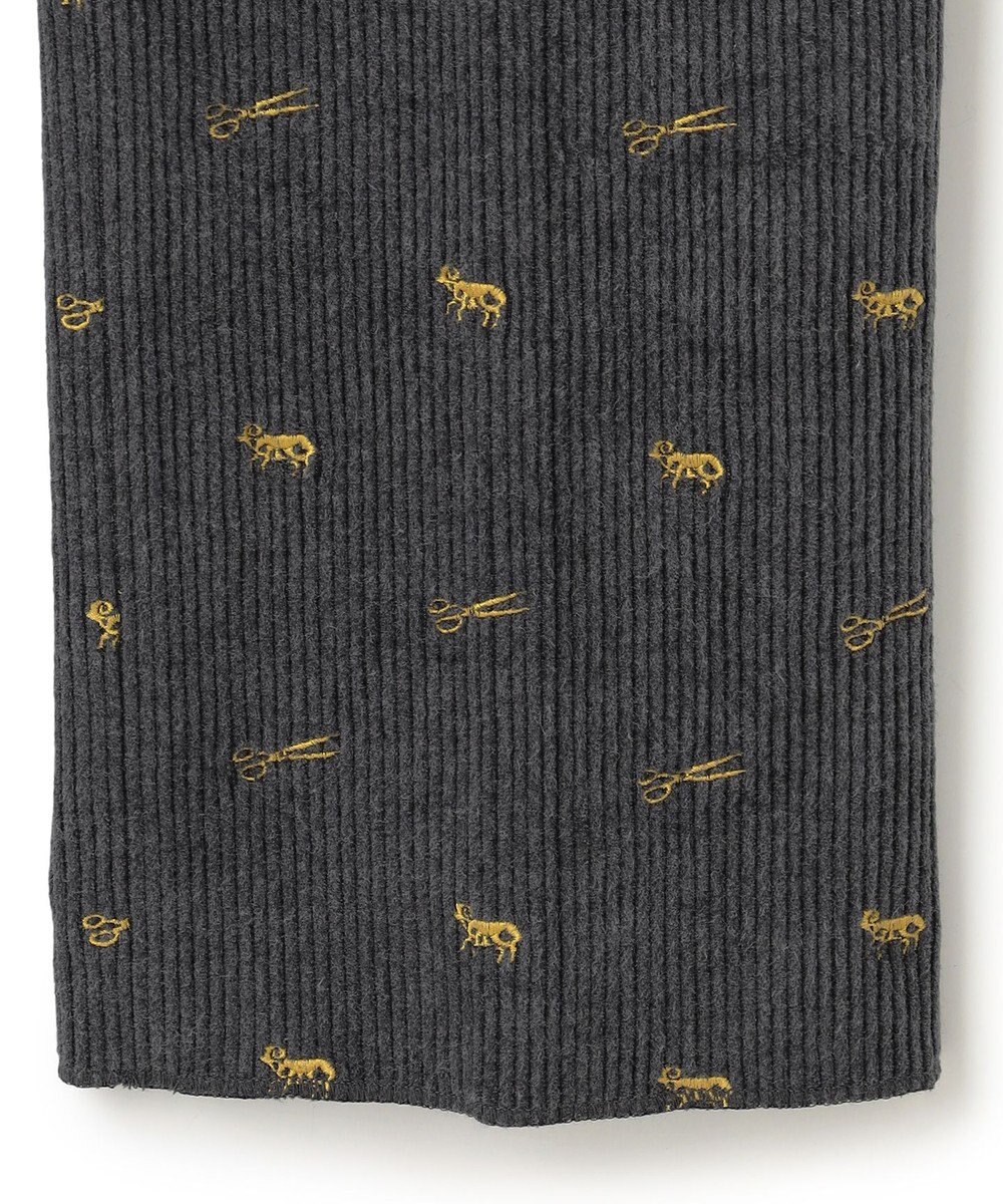 J.PRESS MEN エンブロイダリーストレッチコーデュロイパンツ 