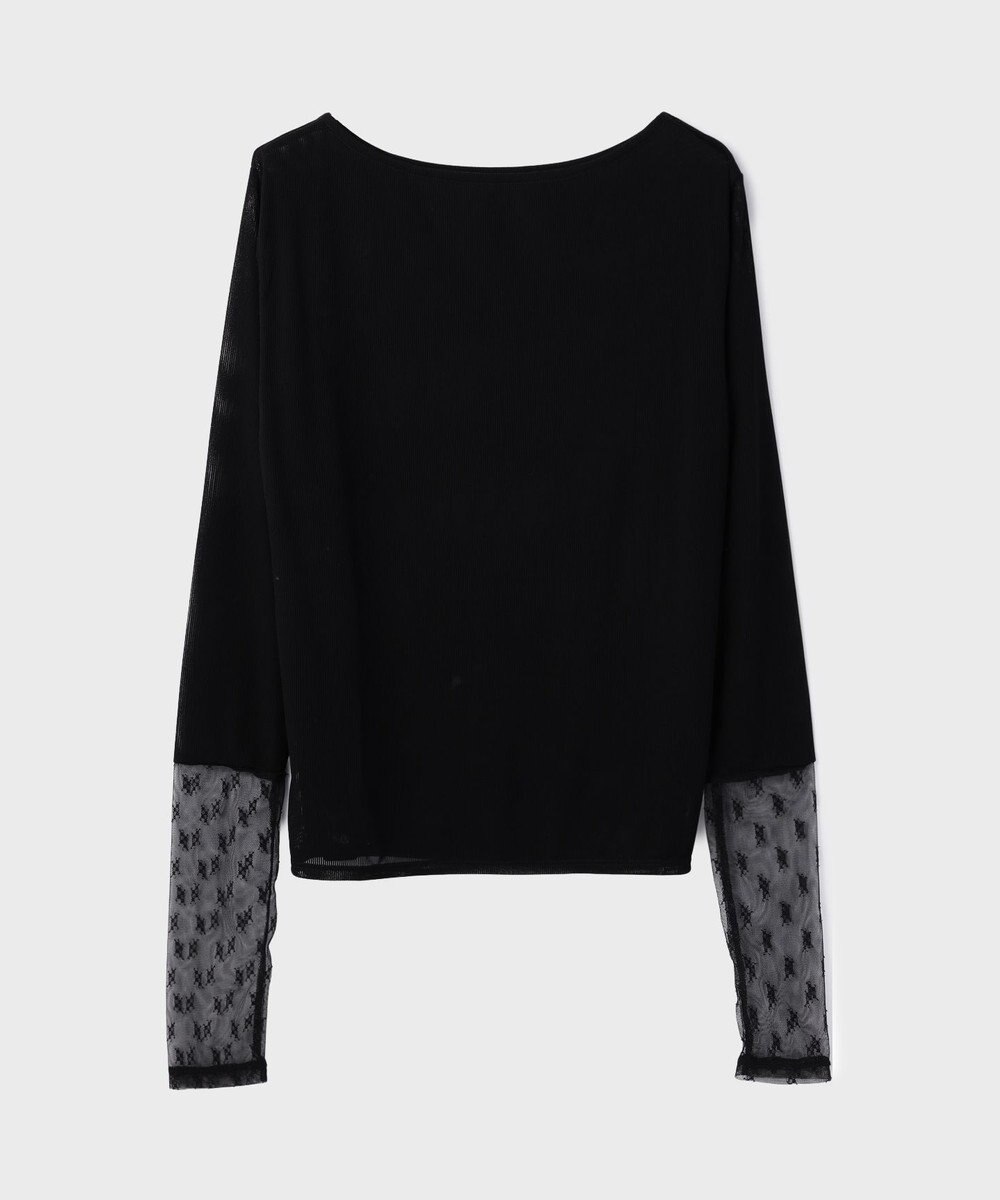 GRACE CONTINENTAL アセテートシアーカットトップ 