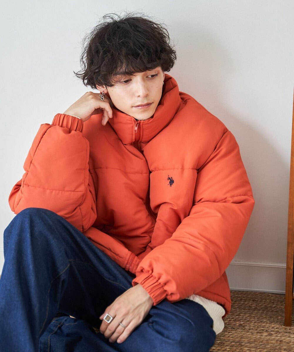 WEGO 【WEB限定/Sサイズ新登場/お気に入り登録者数5万人越えの大人気アイテム】U.S. POLO ASSN.別注パデッドジャケット 