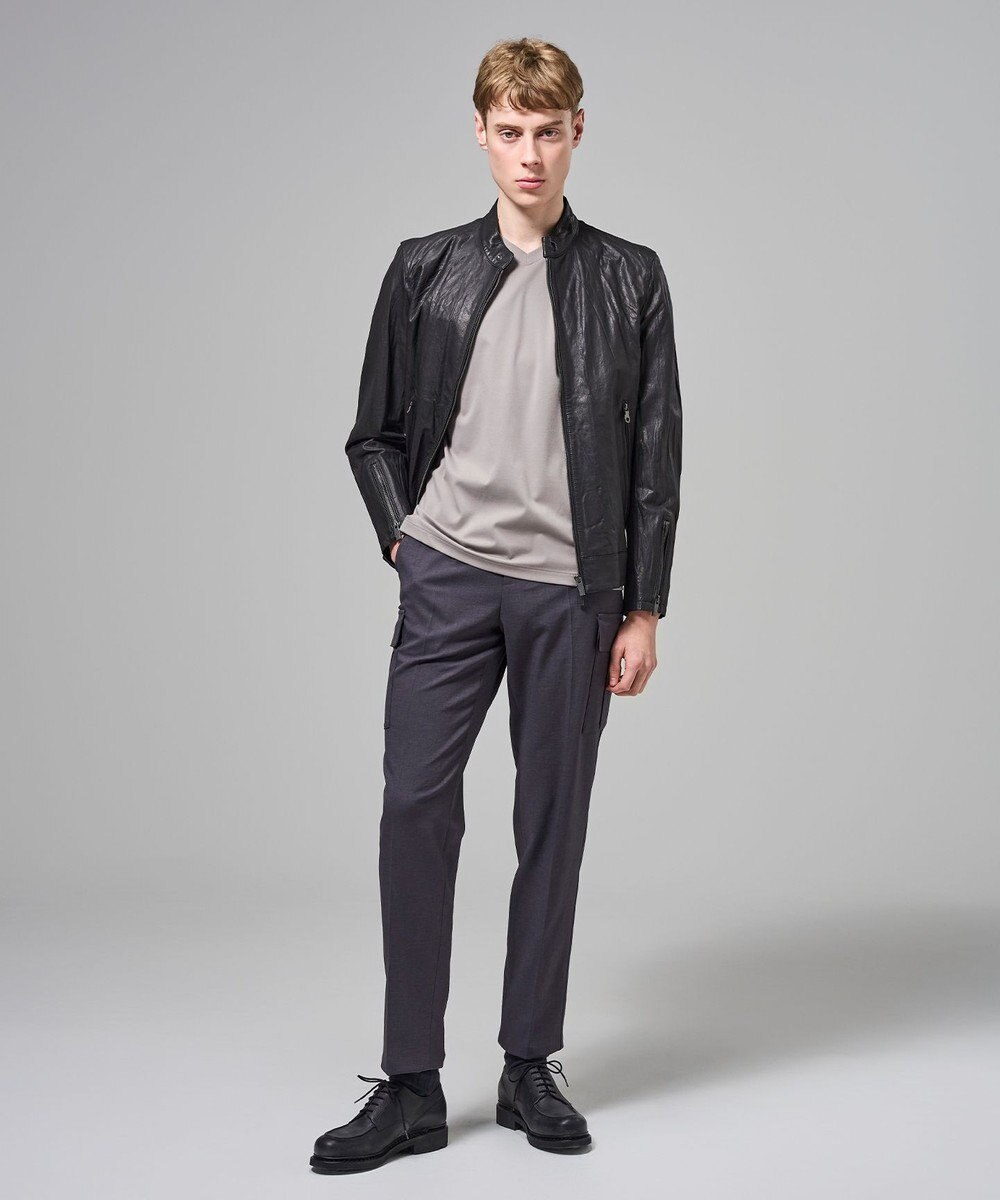 JOSEPH HOMME 【新素材】テクノクロスストレッチ　ドローコード付きストレートカーゴパンツ / HOVE CARGO 