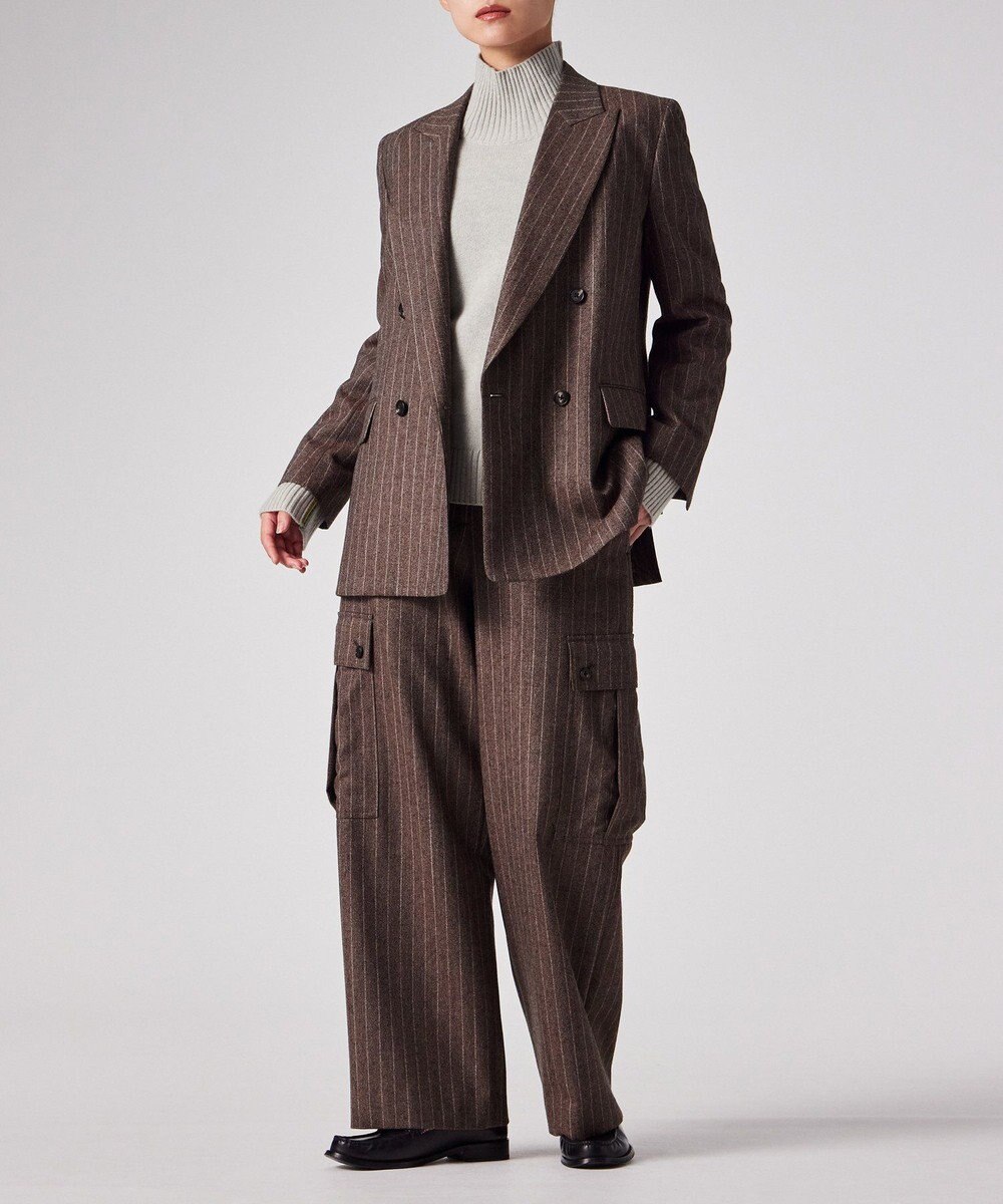 Paul Smith ストライプ ウール ダブルジャケット 