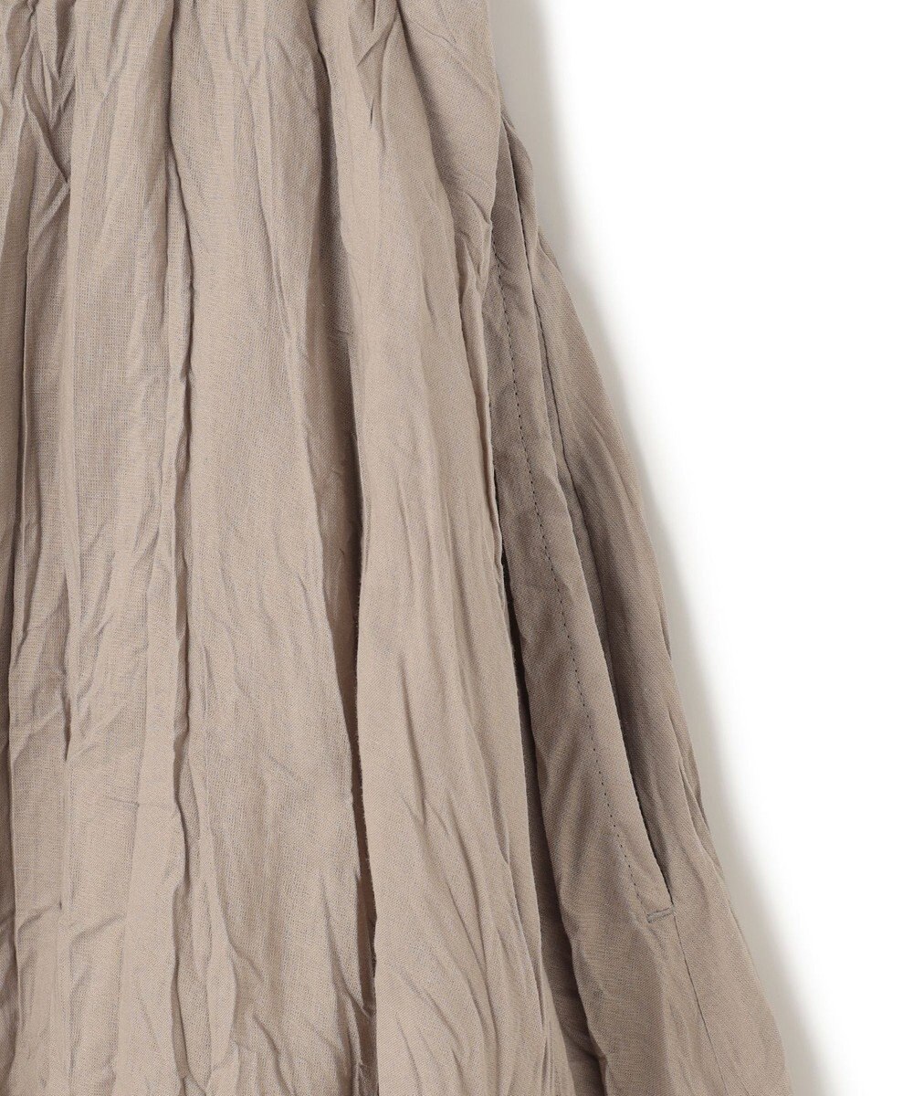 J.PRESS YORK STREET 【WOMEN】クリンクルフレアギャザー スカート 