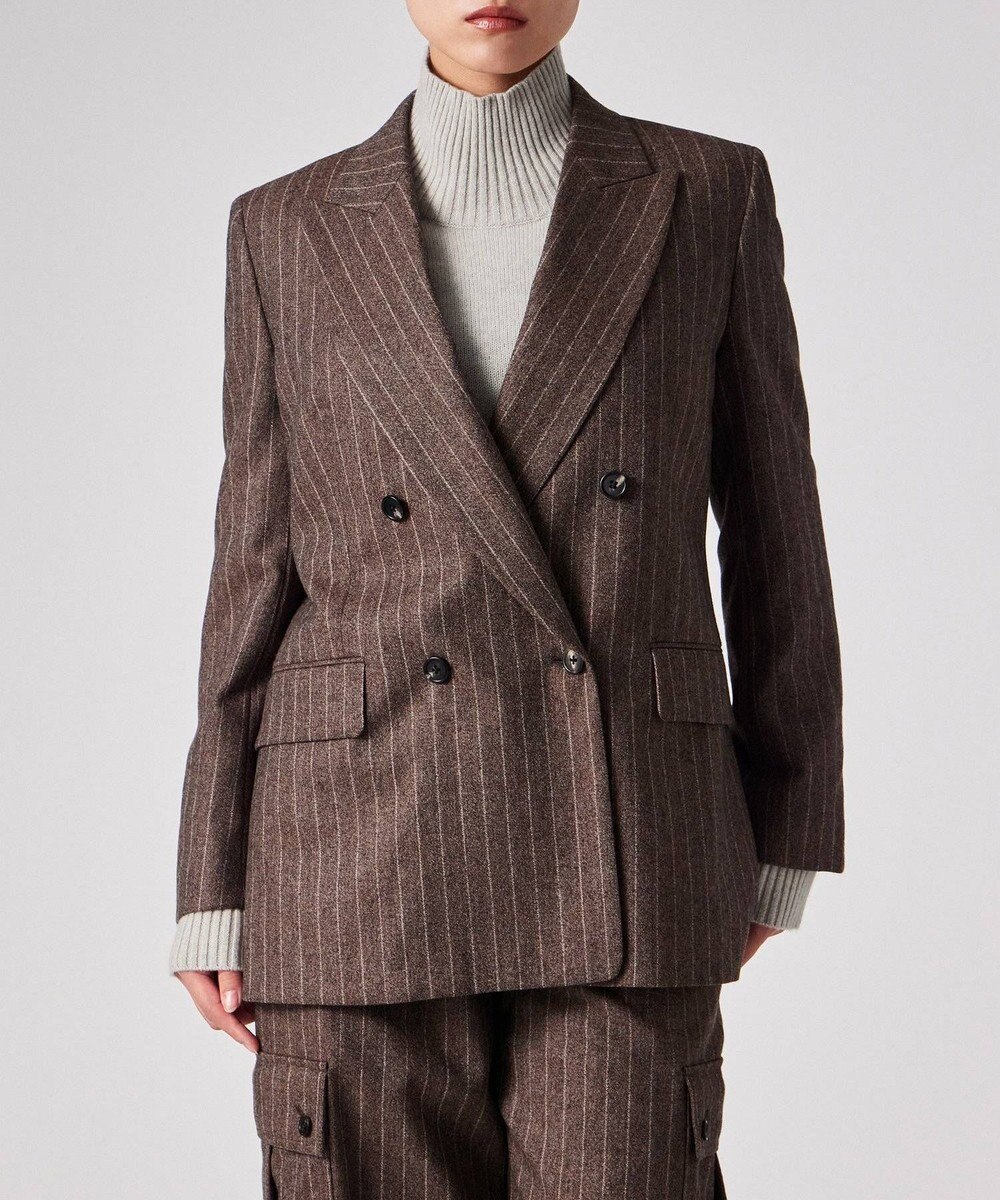 Paul Smith ストライプ ウール ダブルジャケット 